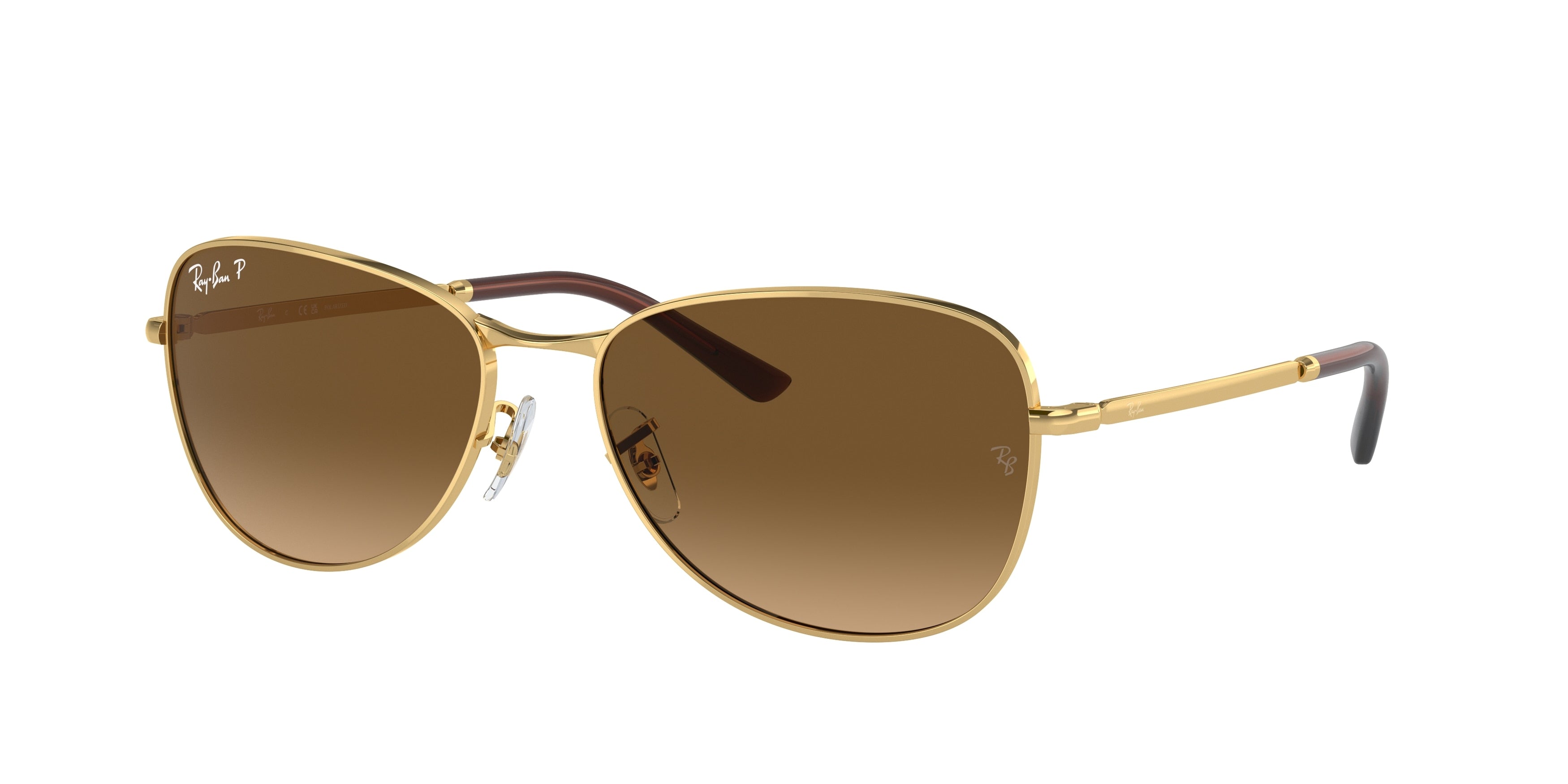 Ray-Ban RB3733 Pilot Sunglasses  001/M2-Gold 59-145-17 - Color Map Gold