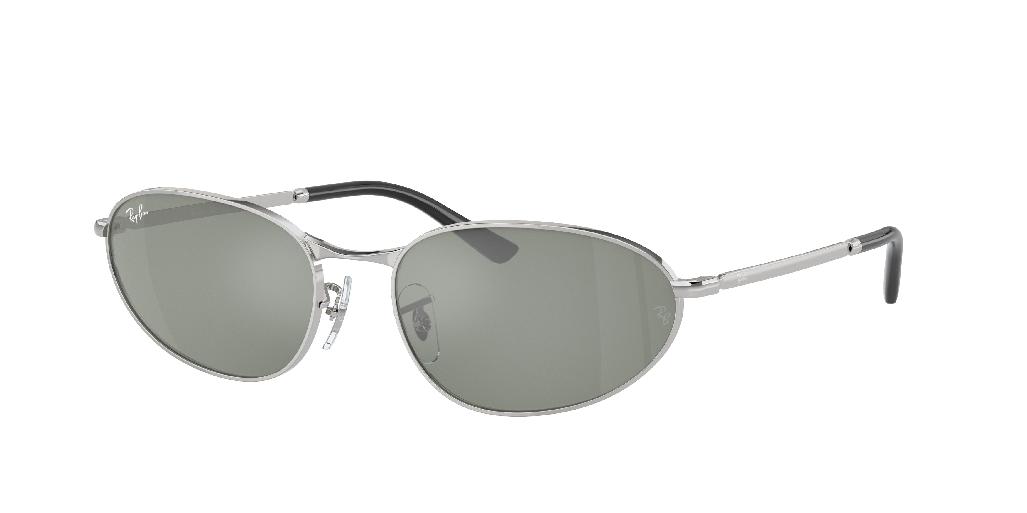 Ray-Ban RB3734 Irregular Sunglasses  003/40-Silver 59-145-18 - Color Map Silver