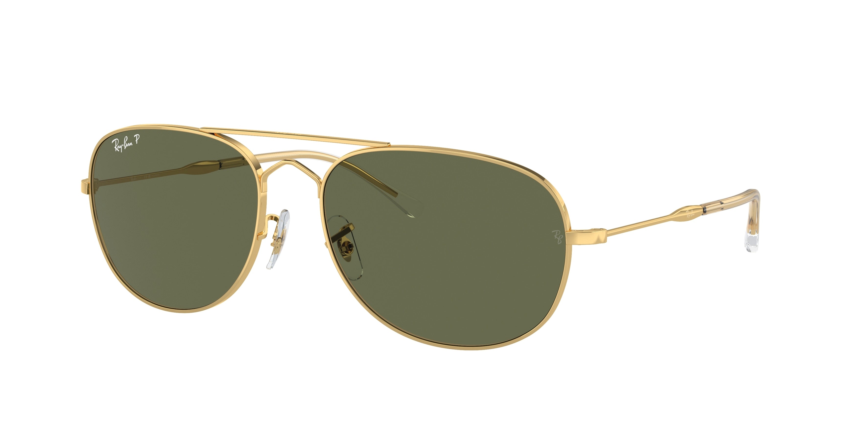 Ray-Ban BAIN BRIDGE RB3735 Pilot Sunglasses  001/58-Gold 60-145-17 - Color Map Gold