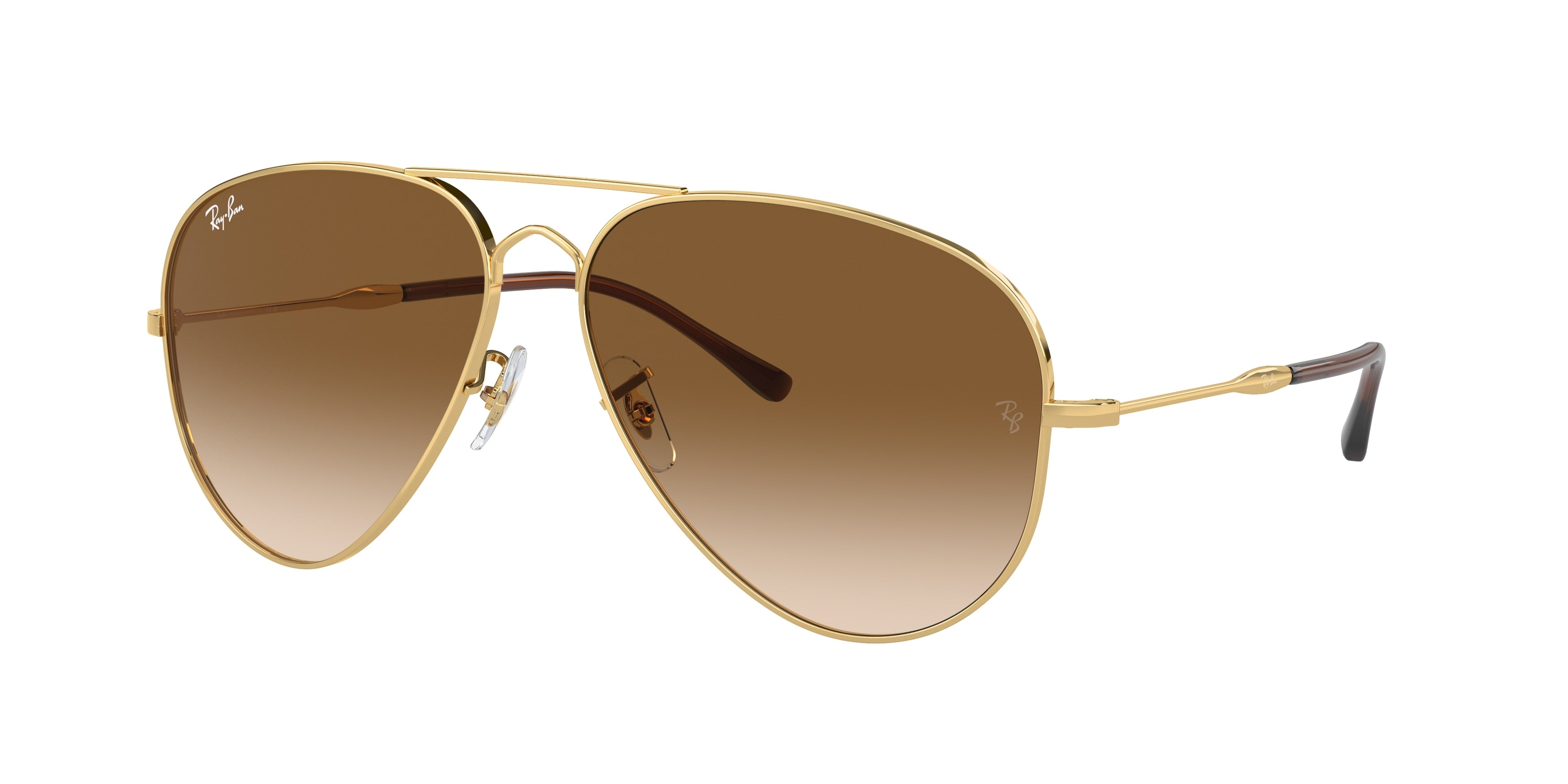 Ray-Ban OLD AVIATOR RB3825 Pilot Sunglasses  001/51-Gold 62-145-14 - Color Map Gold