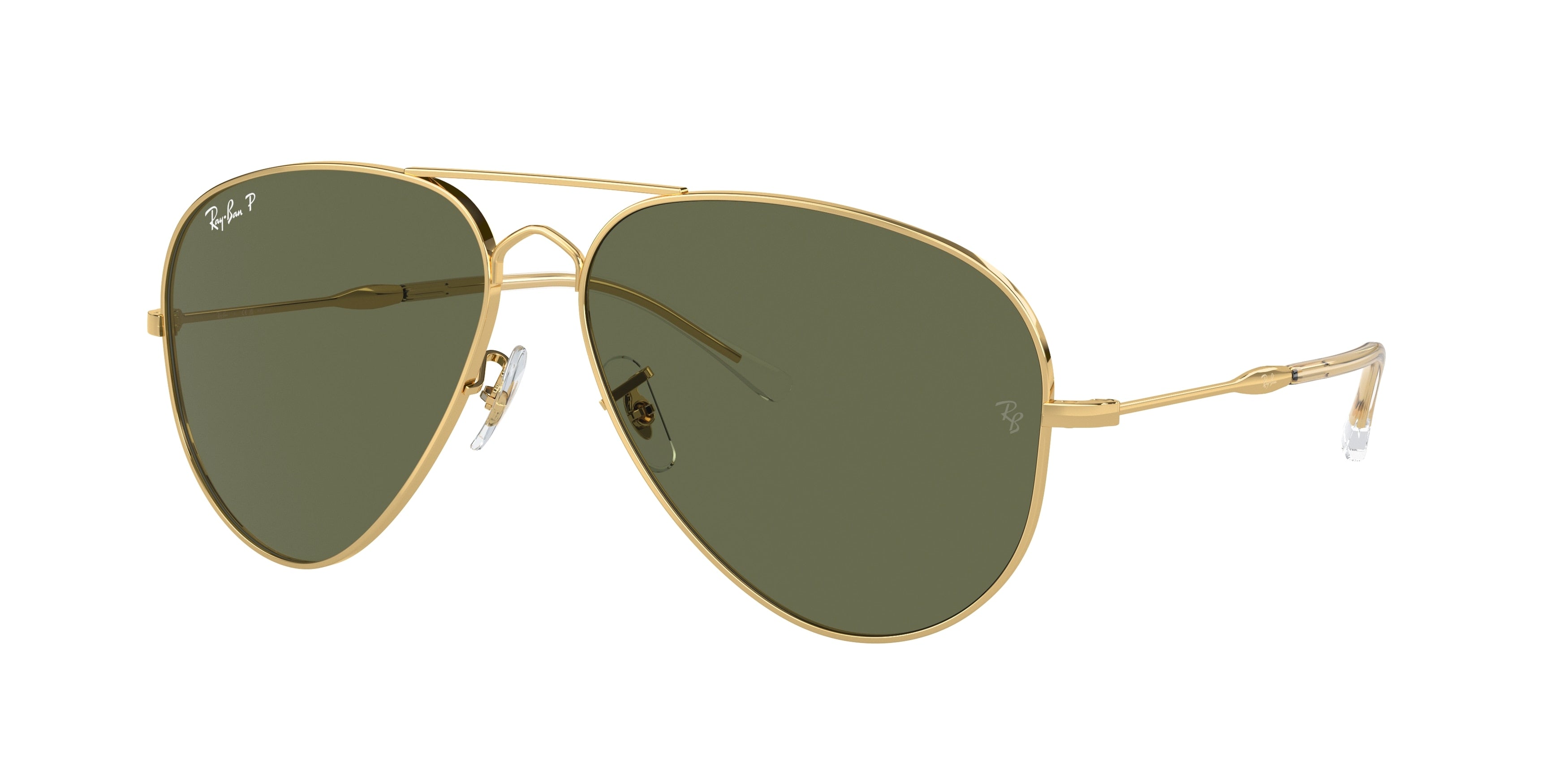 Ray-Ban OLD AVIATOR RB3825 Pilot Sunglasses  001/58-Gold 62-145-14 - Color Map Gold