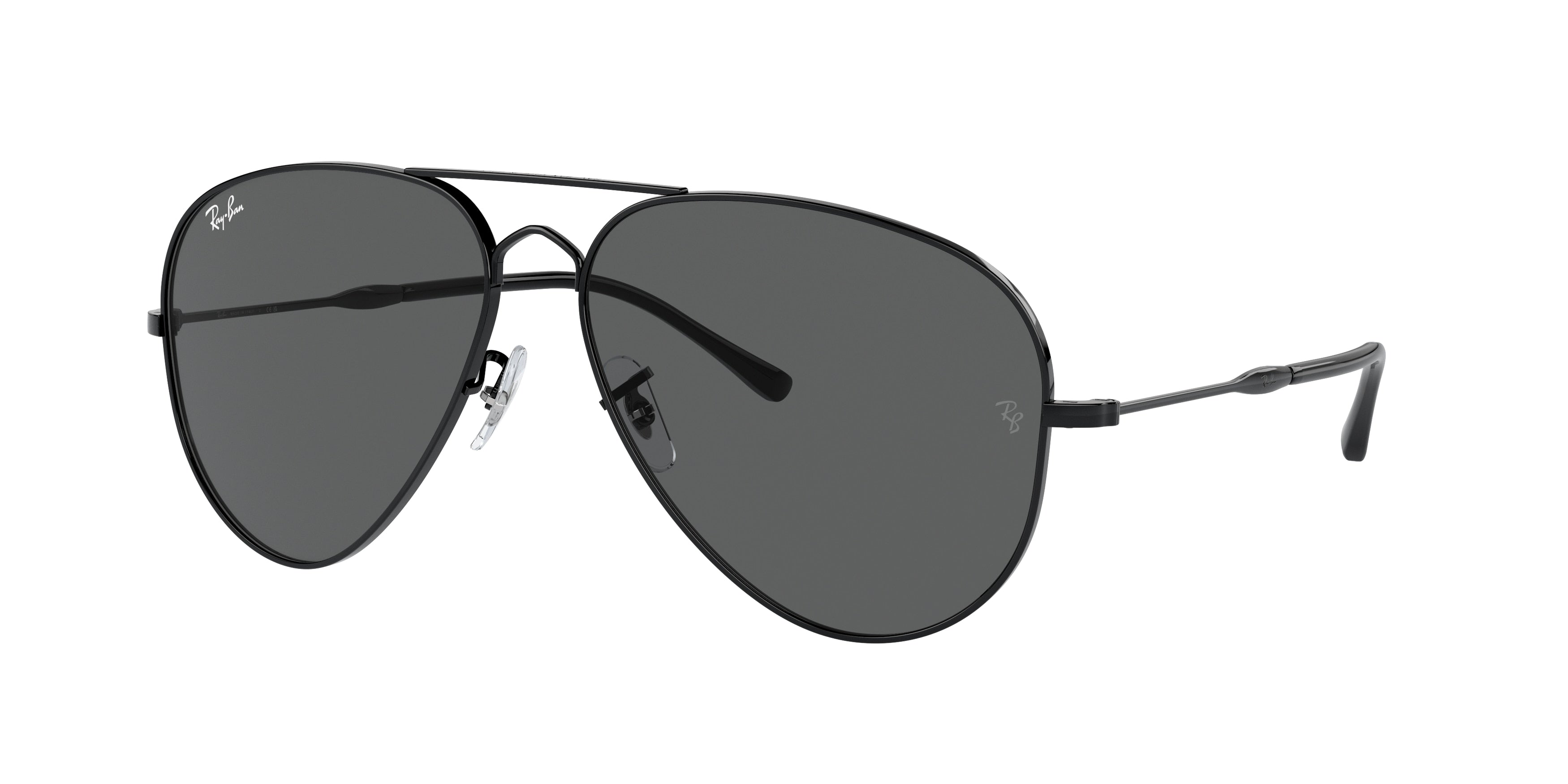 Ray-Ban OLD AVIATOR RB3825 Pilot Sunglasses  002/B1-Black 62-145-14 - Color Map Black