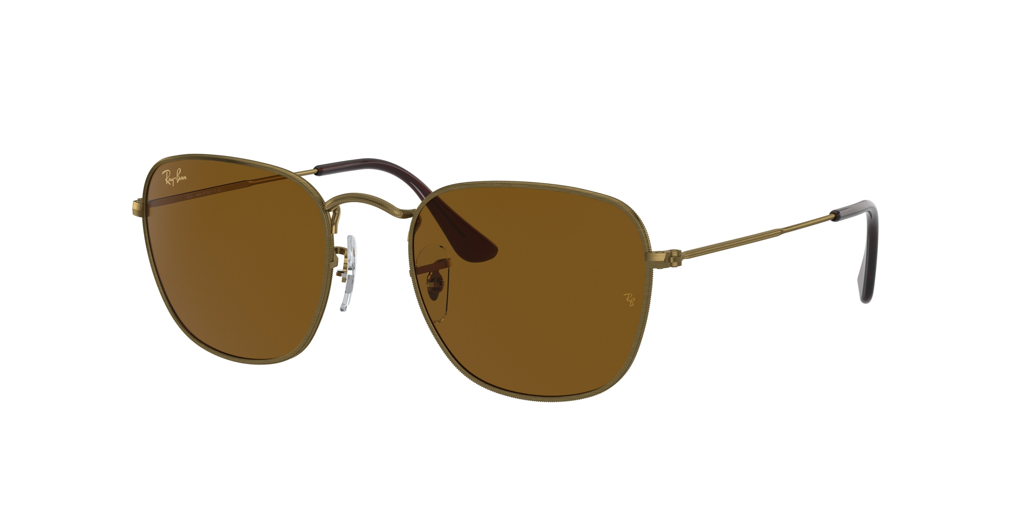 Ray-Ban FRANK RB3857 Square Sunglasses  922833-Antique Gold 51-145-20 - Color Map Gold