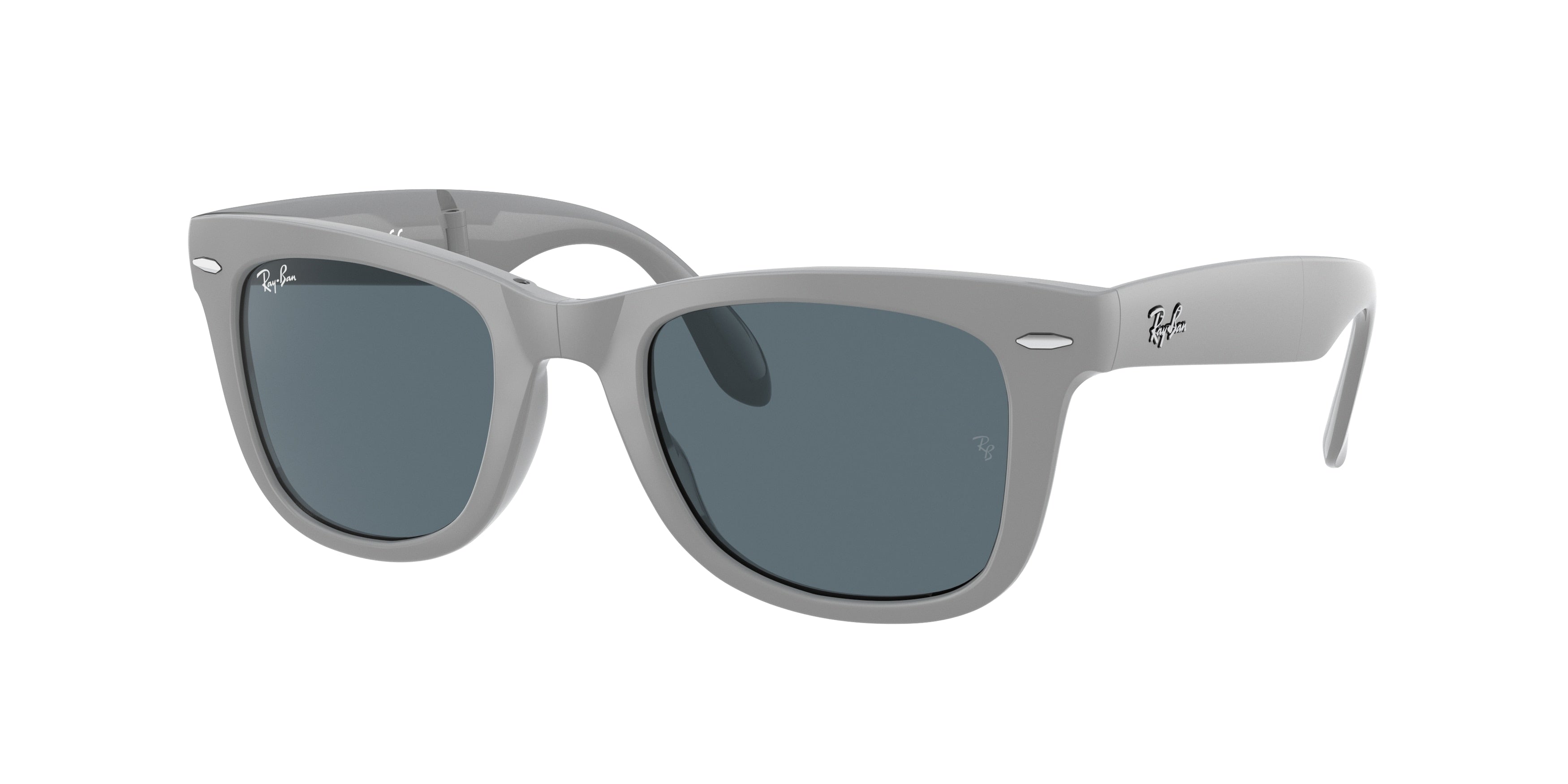 Ray-Ban FOLDING WAYFARER RB4105 Square Sunglasses  6577R5-Grey 51-140-22 - Color Map Grey