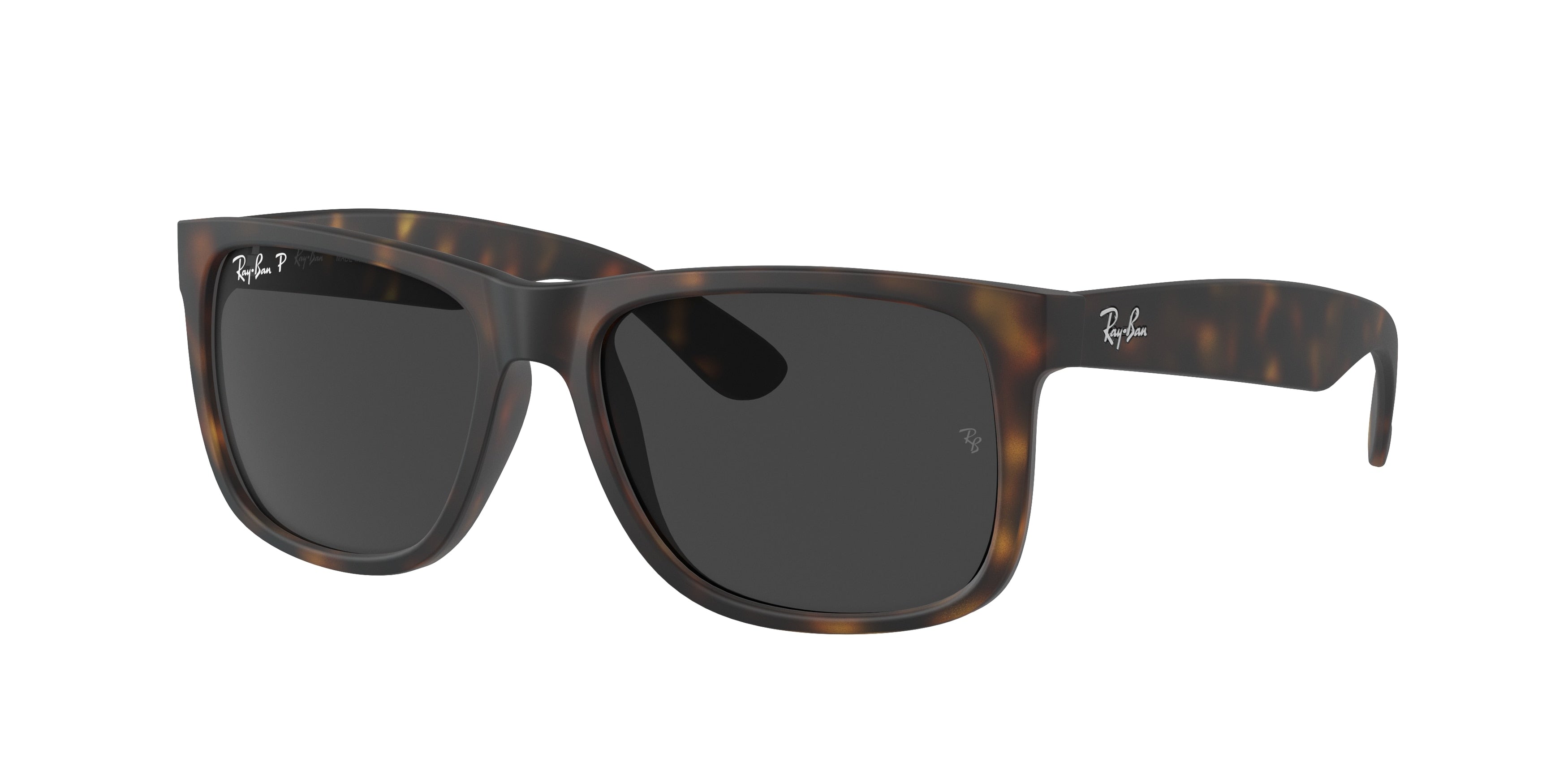 Ray-Ban JUSTIN RB4165F Square Sunglasses  865/87-Havana 55-140-17 - Color Map Tortoise