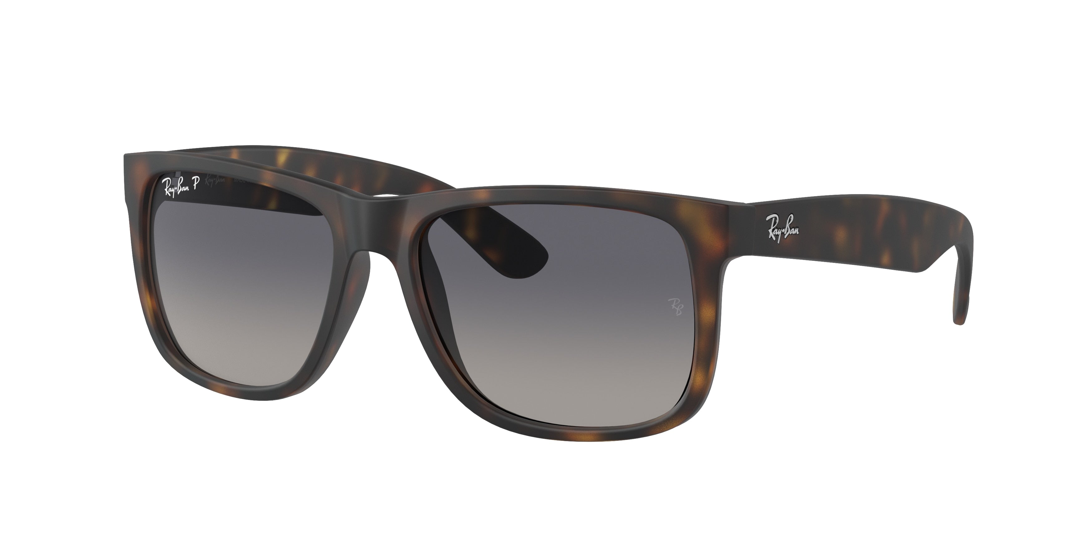 Ray-Ban JUSTIN RB4165F Square Sunglasses  865/8S-Havana 55-140-17 - Color Map Tortoise