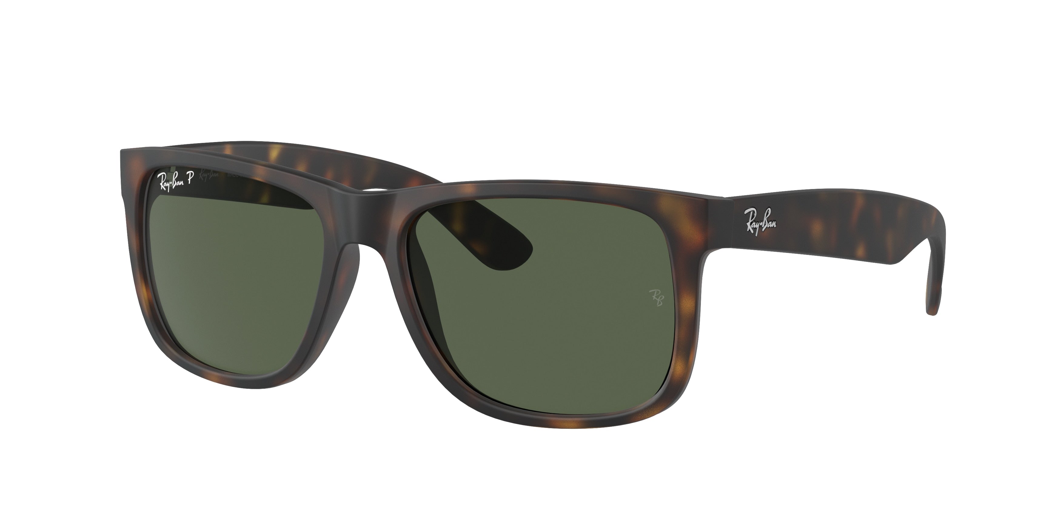 Ray-Ban JUSTIN RB4165 Square Sunglasses  865/9A-Havana 54-145-16 - Color Map Tortoise