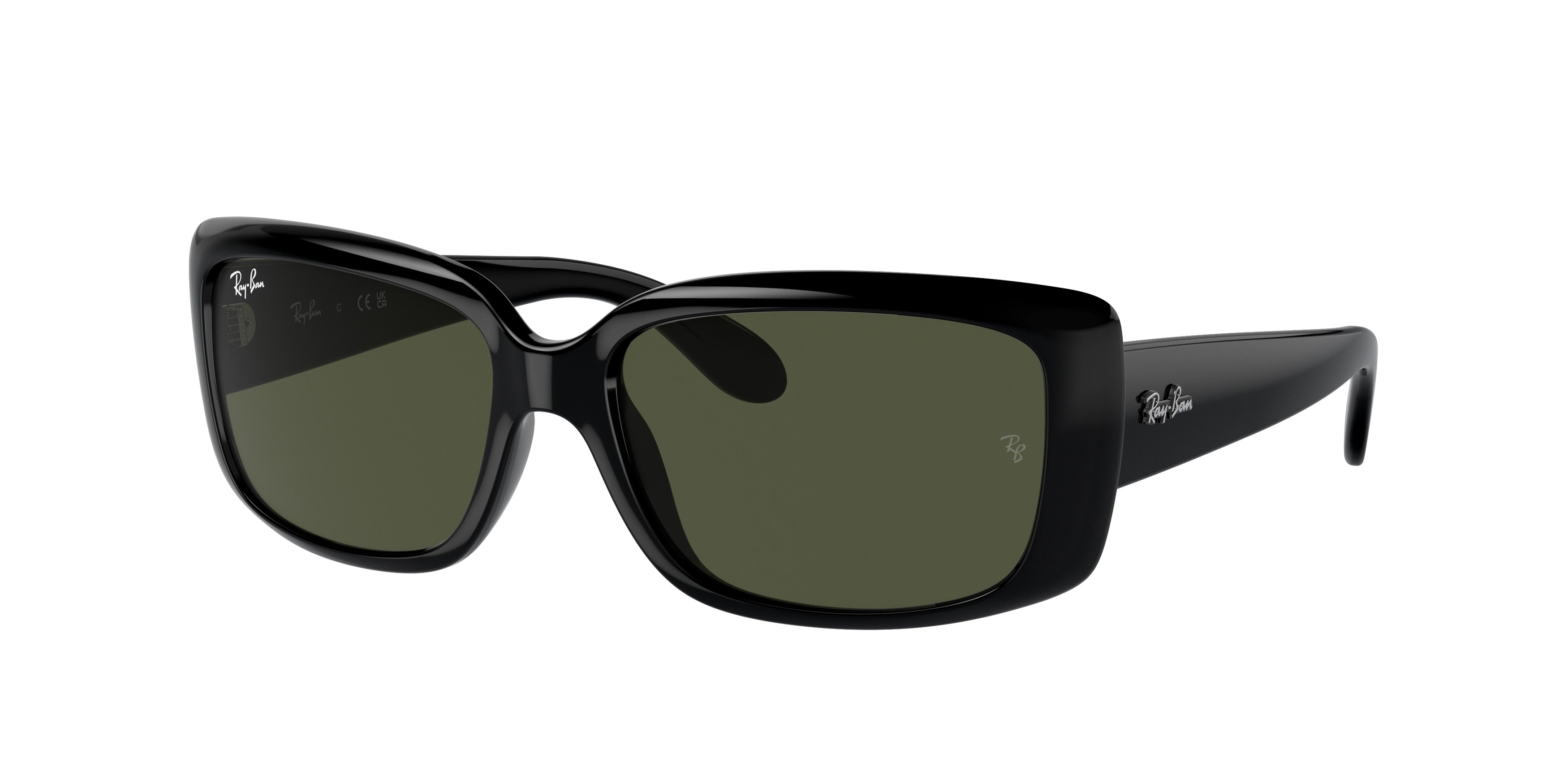 Ray-Ban RB4389 Pillow Sunglasses  601/31-Black 58-135-17 - Color Map Black