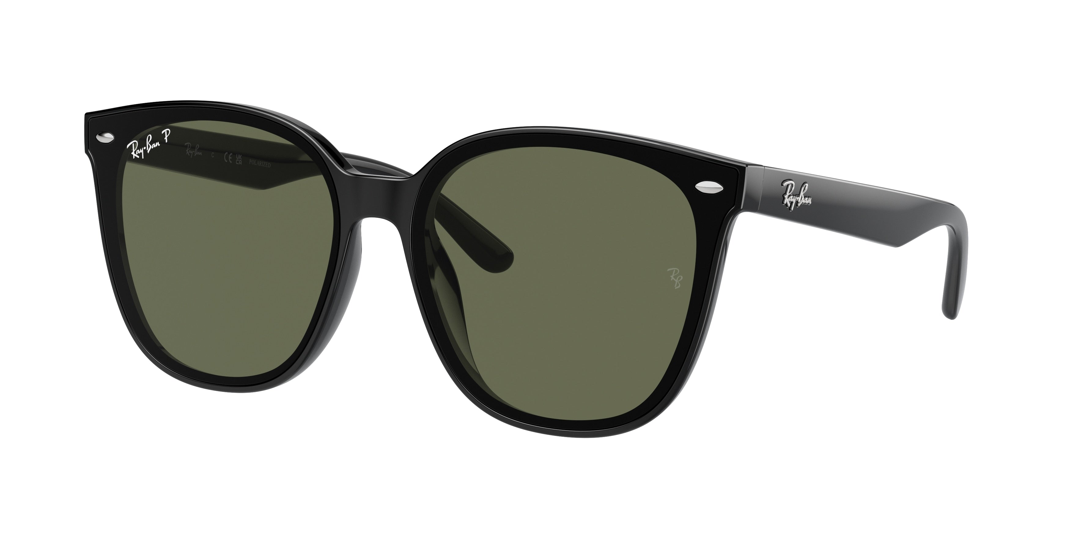 Ray-Ban RB4423D Square Sunglasses  601/9A-Black 66-145-15 - Color Map Black