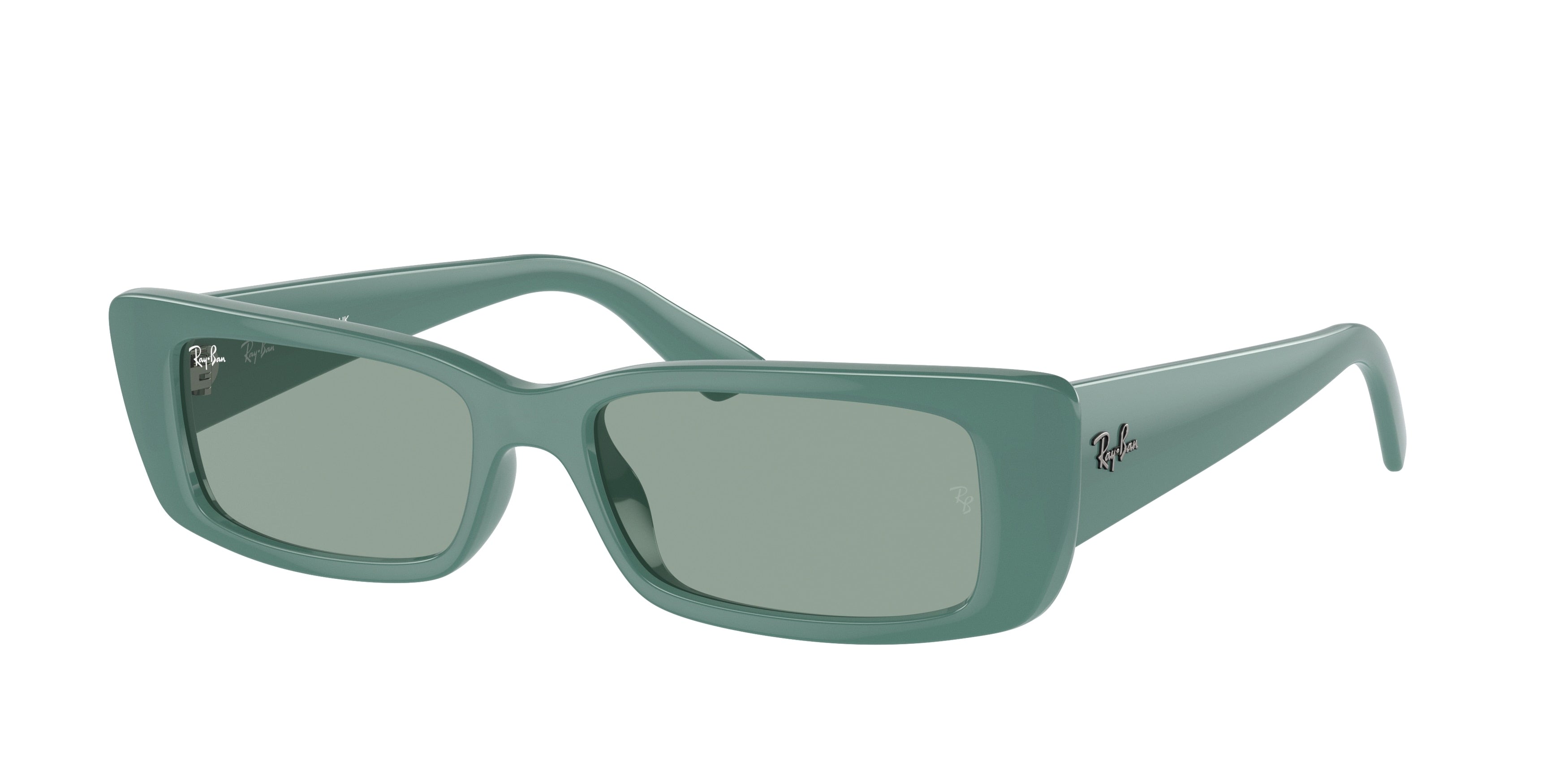 Ray-Ban TERU RB4425F Rectangle Sunglasses  676282-Algae Green 54-145-17 - Color Map Green