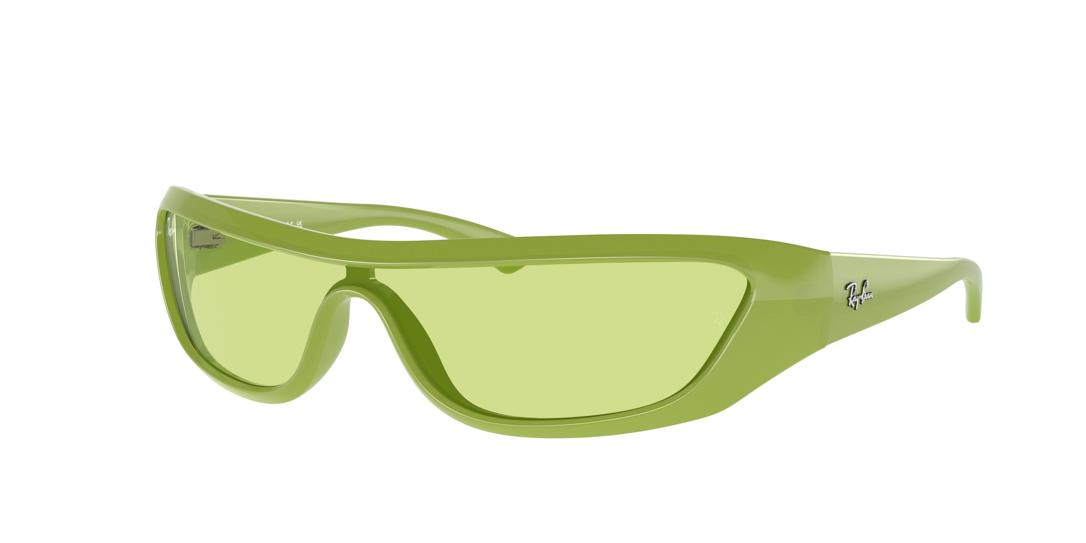 Ray-Ban XAN RB4431 Irregular Sunglasses  6763/2-Apple Green 34-120-134 - Color Map Green