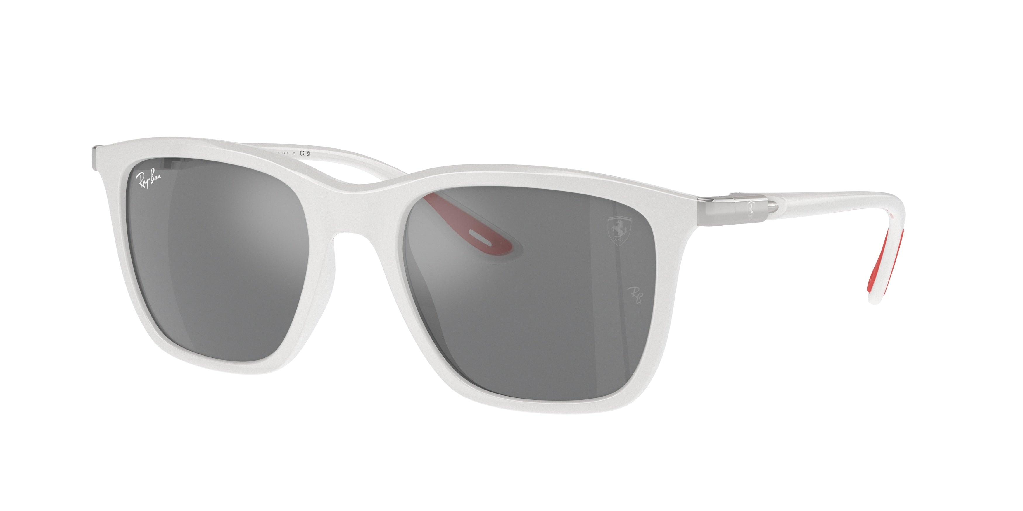 Ray-Ban RB4433M Square Sunglasses  F6256G-White 54-145-20 - Color Map White