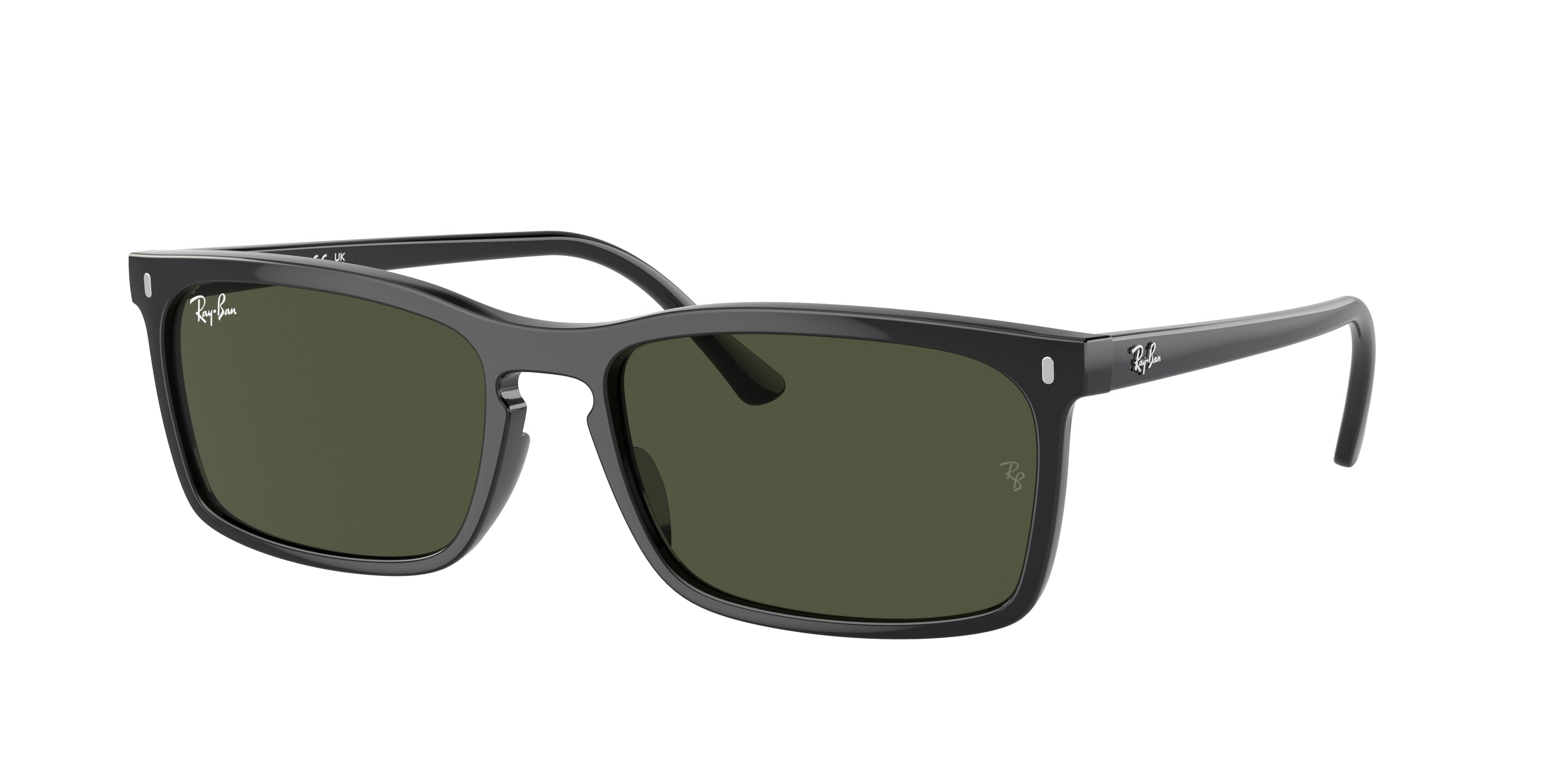 Ray-Ban RB4435 Rectangle Sunglasses  901/31-Black 59-145-18 - Color Map Black