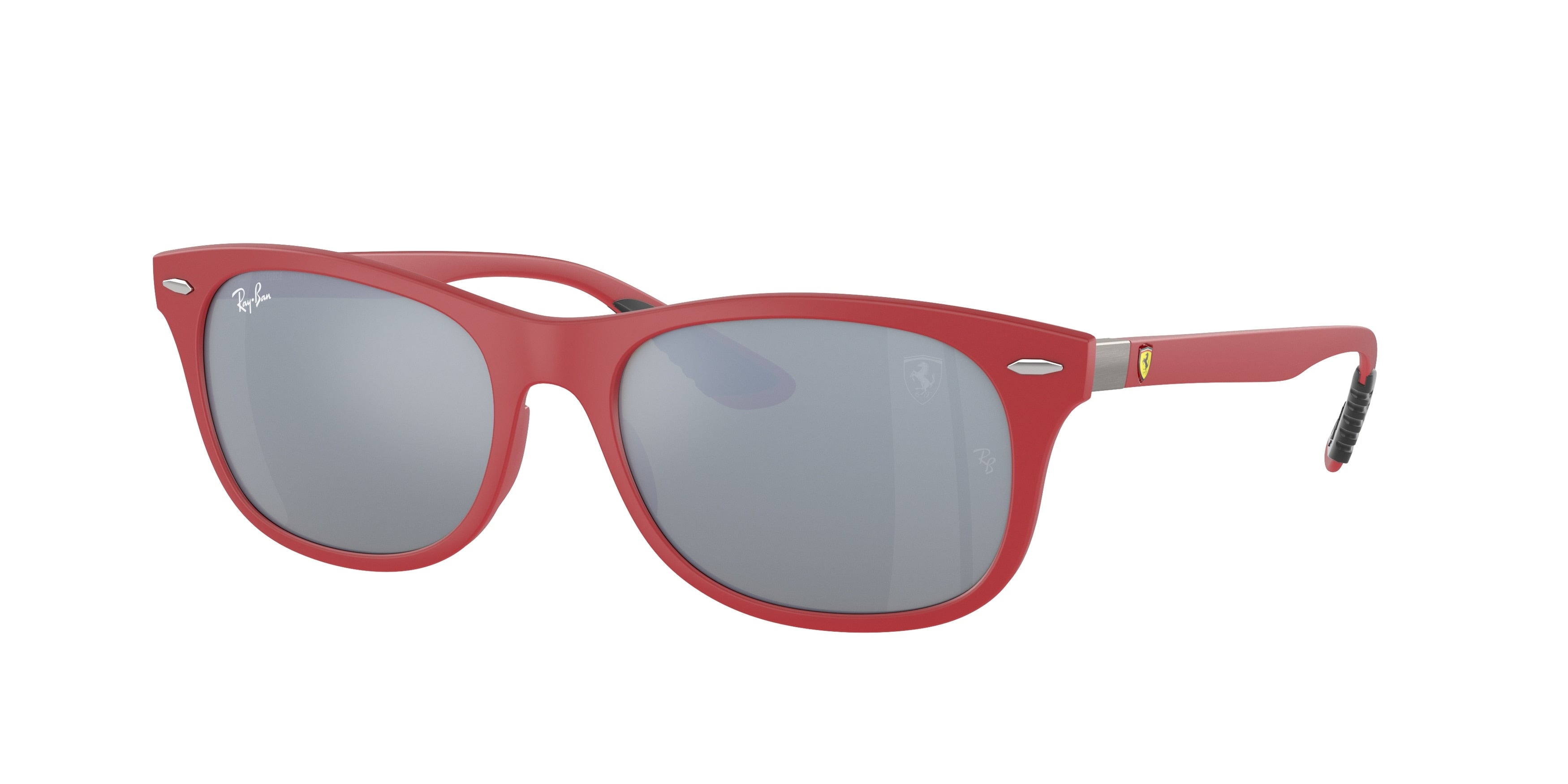 Ray-Ban RB4607M Square Sunglasses  F62830-Red 55-145-17 - Color Map Red