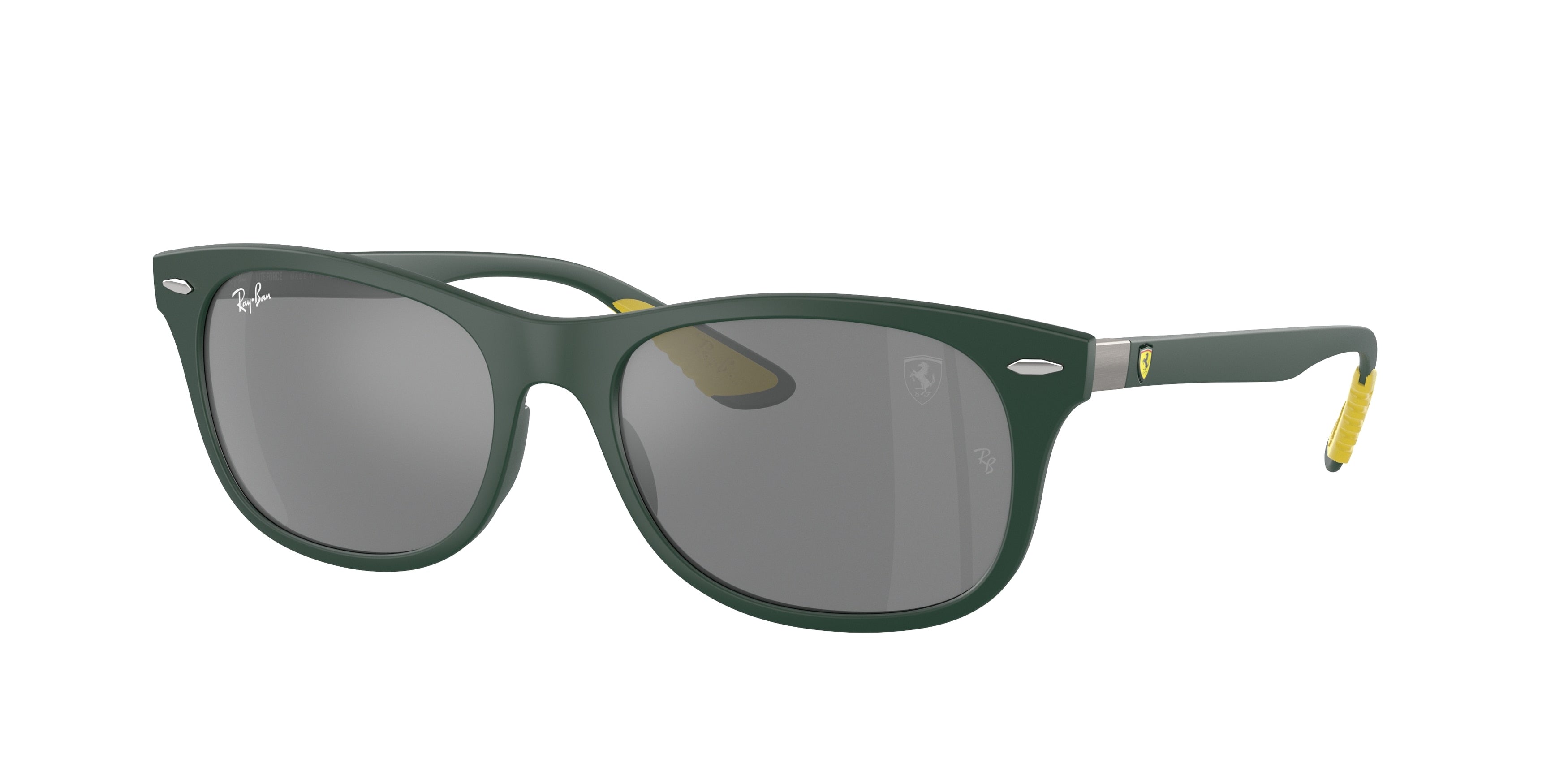 Ray-Ban RB4607M Square Sunglasses  F6996G-Green 55-145-17 - Color Map Green