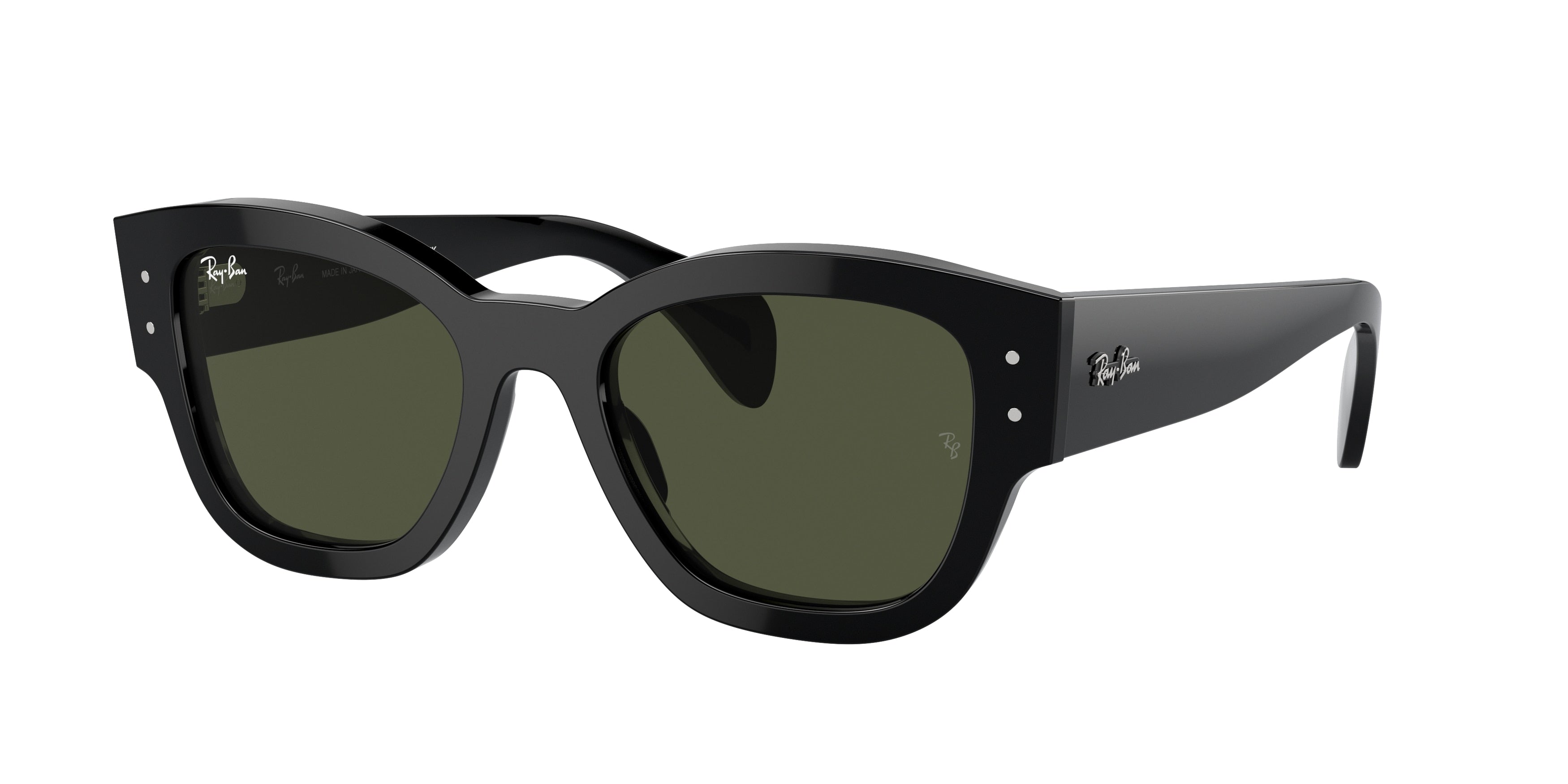 Ray-Ban JORGE RB7681SF Square Sunglasses  901/31-Black 52-145-20 - Color Map Black