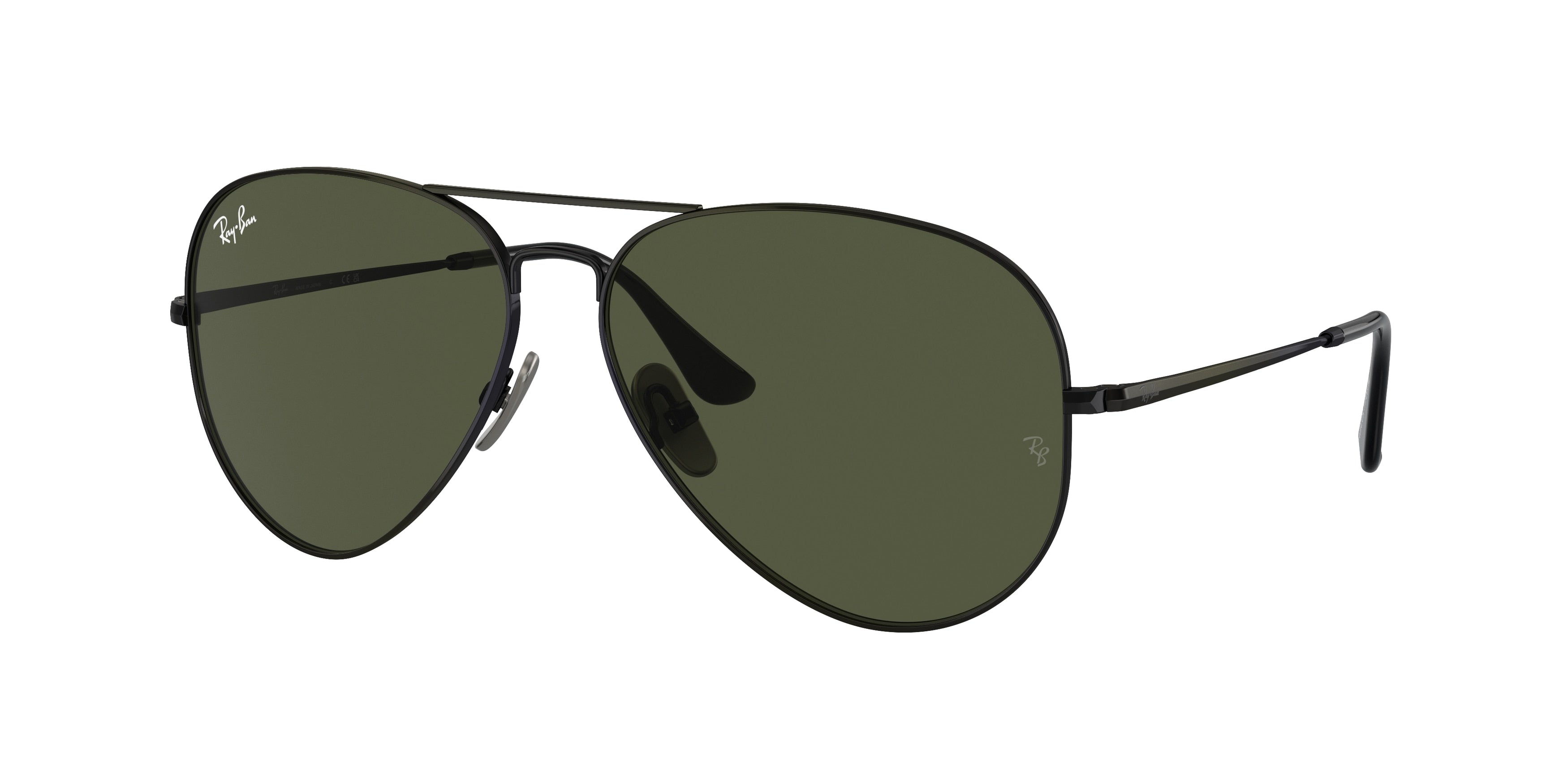 Ray Ban Aviator Titanium Sunglasses 926731 Black