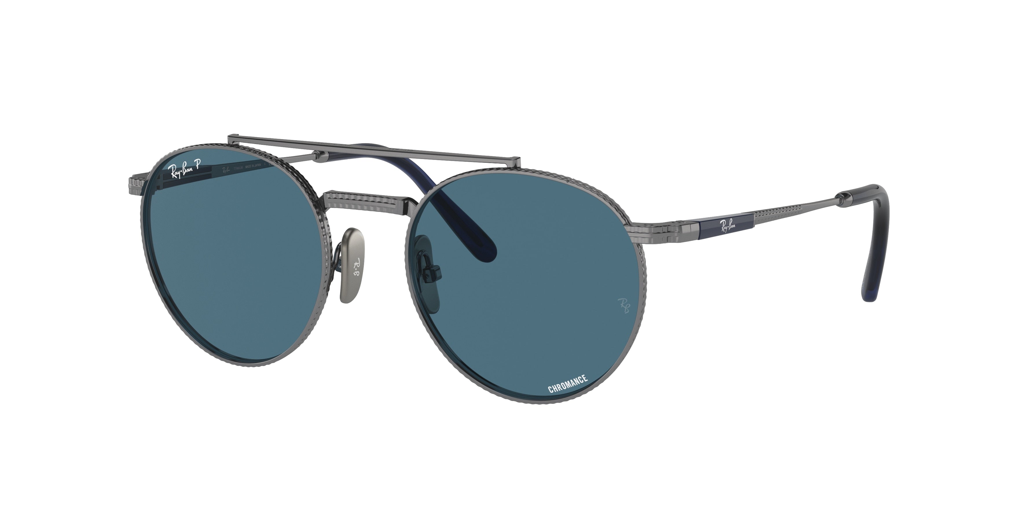 Ray-Ban ROUND II TITANIUM RB8237 Irregular Sunglasses