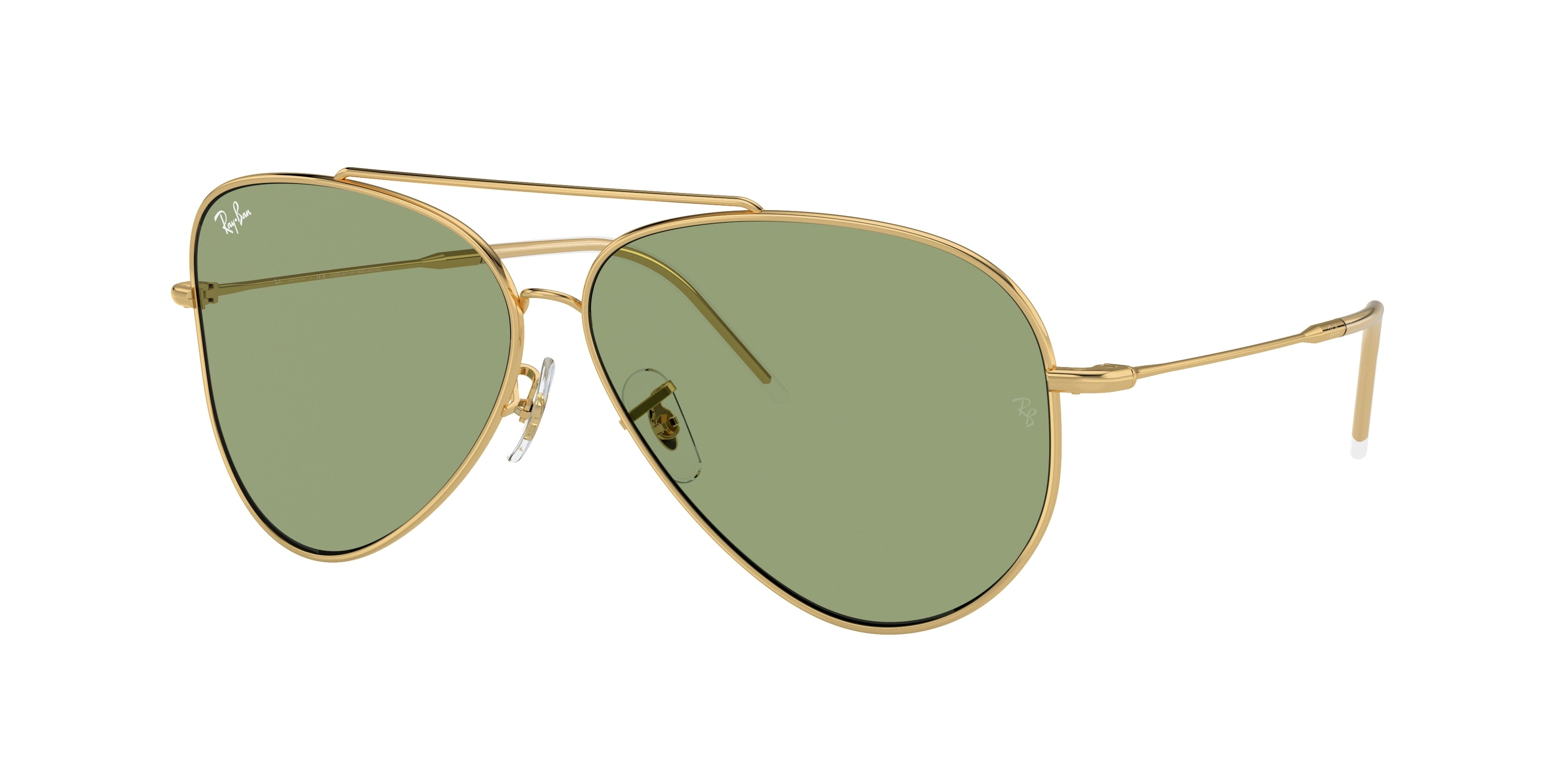 Ray-Ban AVIATOR REVERSE RBR0101S Pilot Sunglasses  001/82-Gold 62-145-11 - Color Map Gold