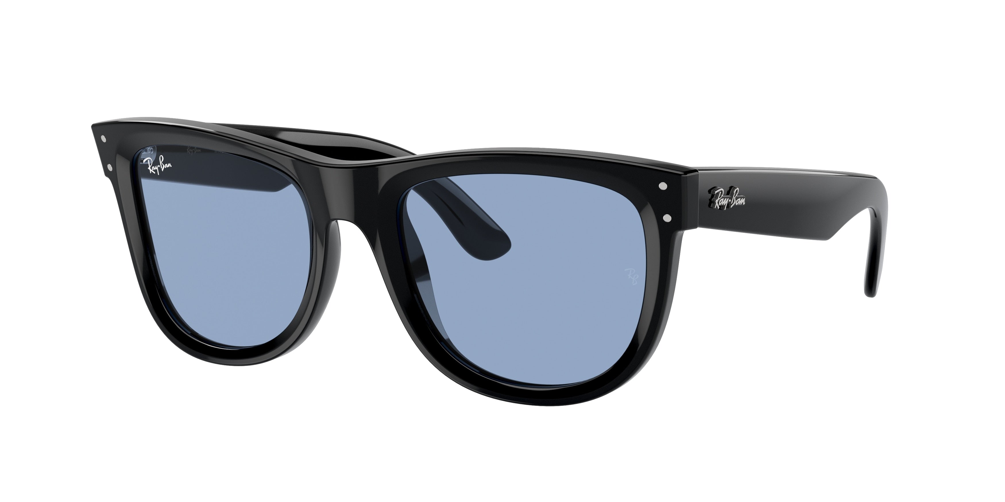 Ray-Ban WAYFARER REVERSE RBR0502SF Square Sunglasses  667772-Black 53-145-20 - Color Map Black