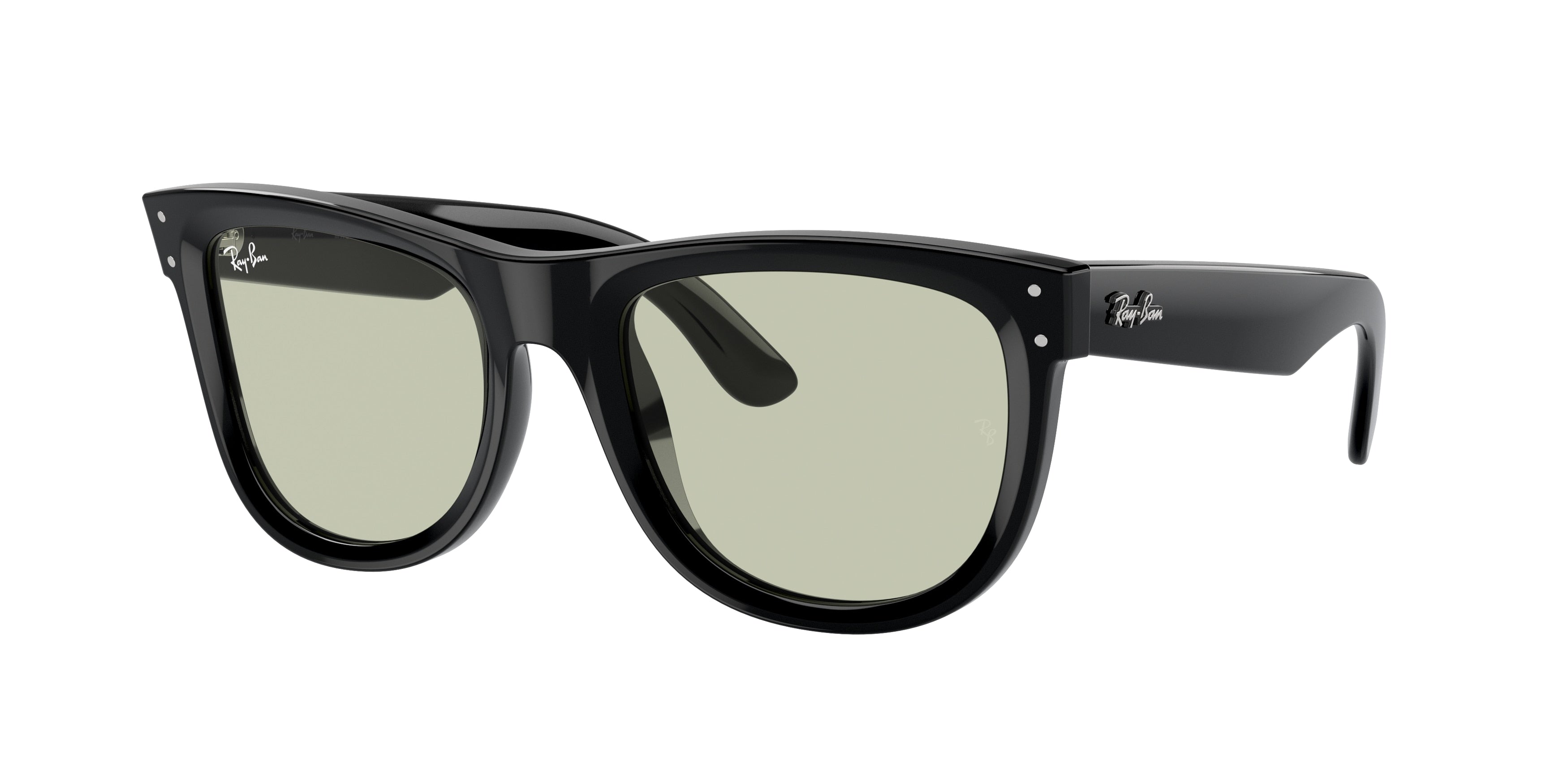 Ray-Ban WAYFARER REVERSE RBR0502SF Square Sunglasses  6677/2-Black 53-145-20 - Color Map Black