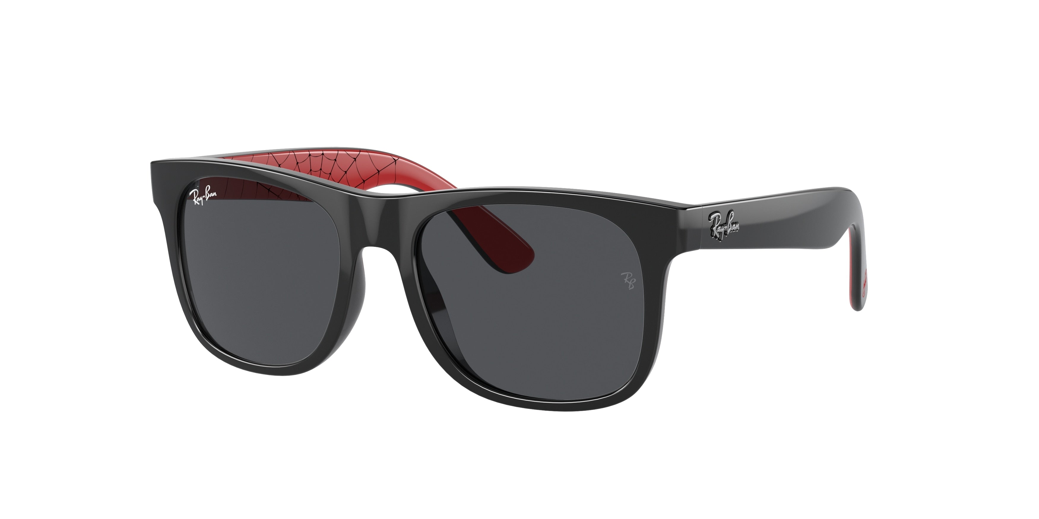 Ray-Ban Junior JUNIOR JUSTIN RJ9069S Square Sunglasses  716687-Black 48-130-16 - Color Map Black