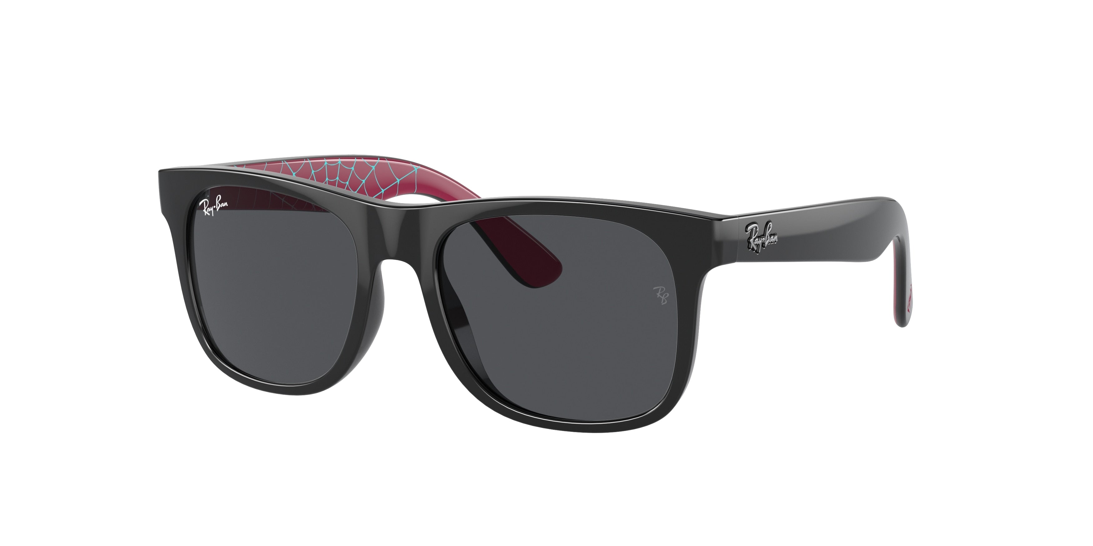 Ray-Ban Junior JUNIOR JUSTIN RJ9069S Square Sunglasses  716787-Black 48-130-16 - Color Map Black