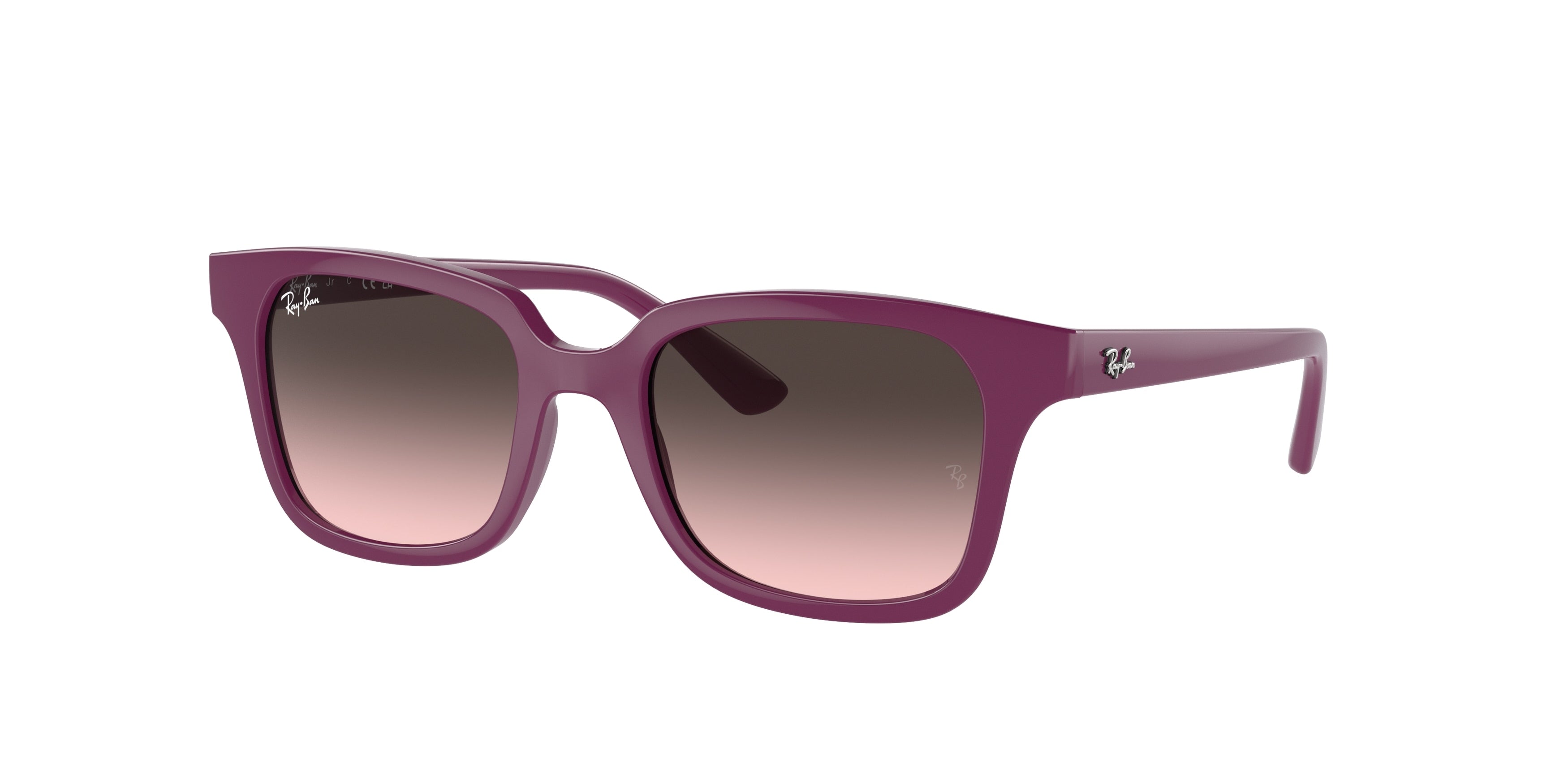 Ray-Ban Junior RJ9071S Square Sunglasses  716246-Cherry 48-130-18 - Color Map Violet