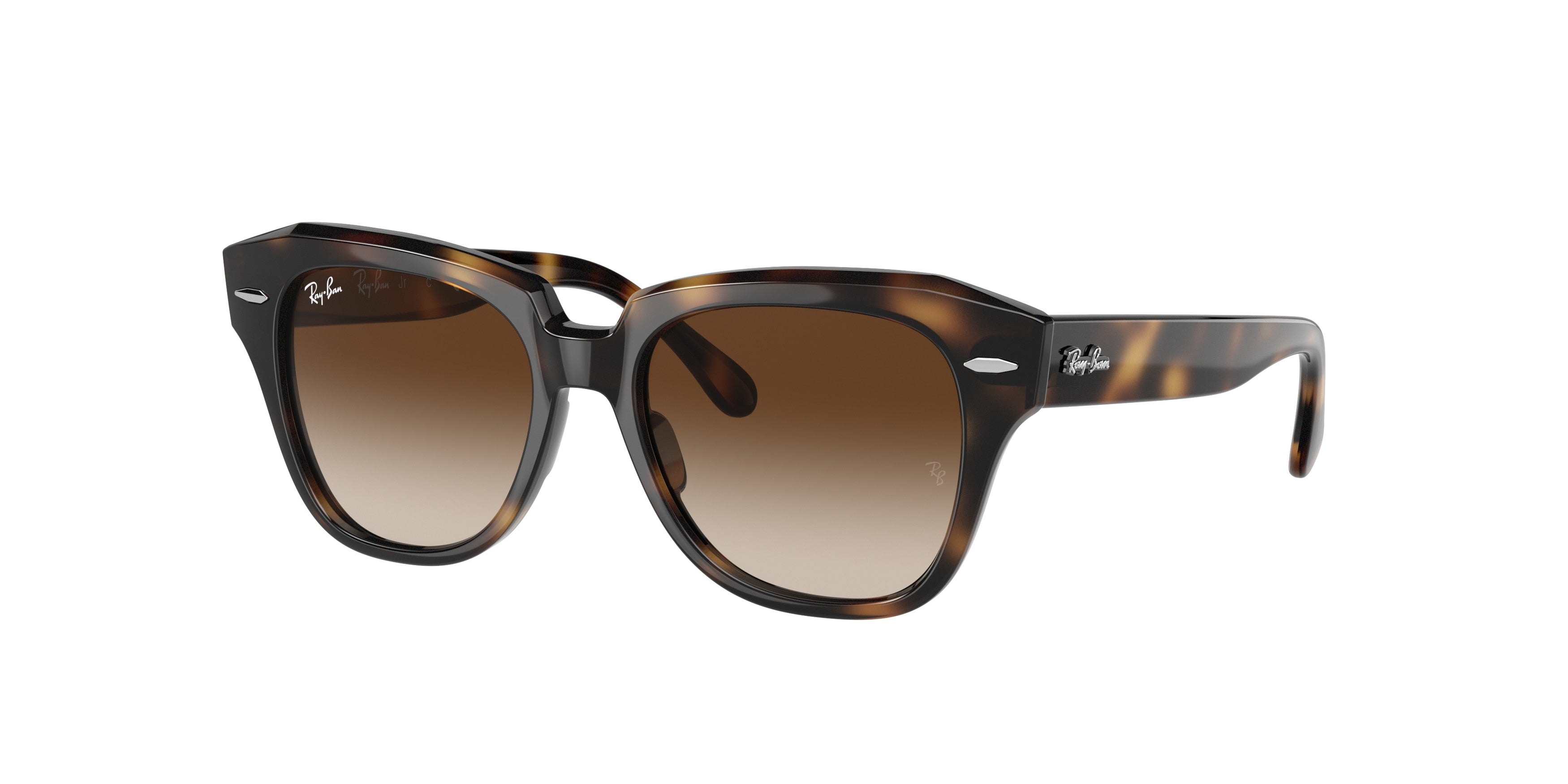 Ray-Ban Junior JUNIOR STATE STREET RJ9186S Square Sunglasses  152/13-Havana 43-130-15 - Color Map Tortoise