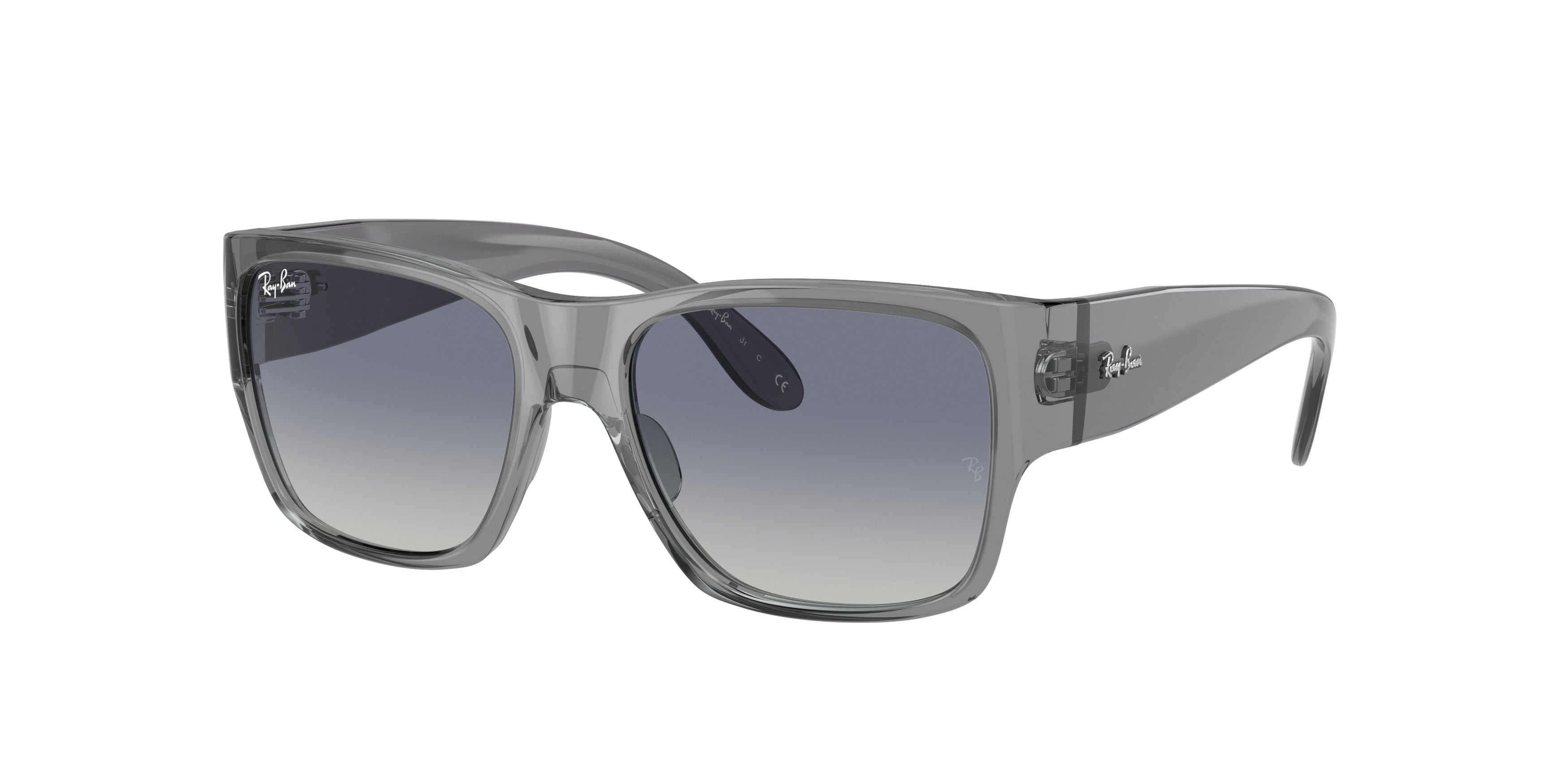 Ray-Ban Junior JUNIOR WAYFARER NOMAD RJ9287S Square Sunglasses  71134L-Transparent Grey 48-130-16 - Color Map Grey