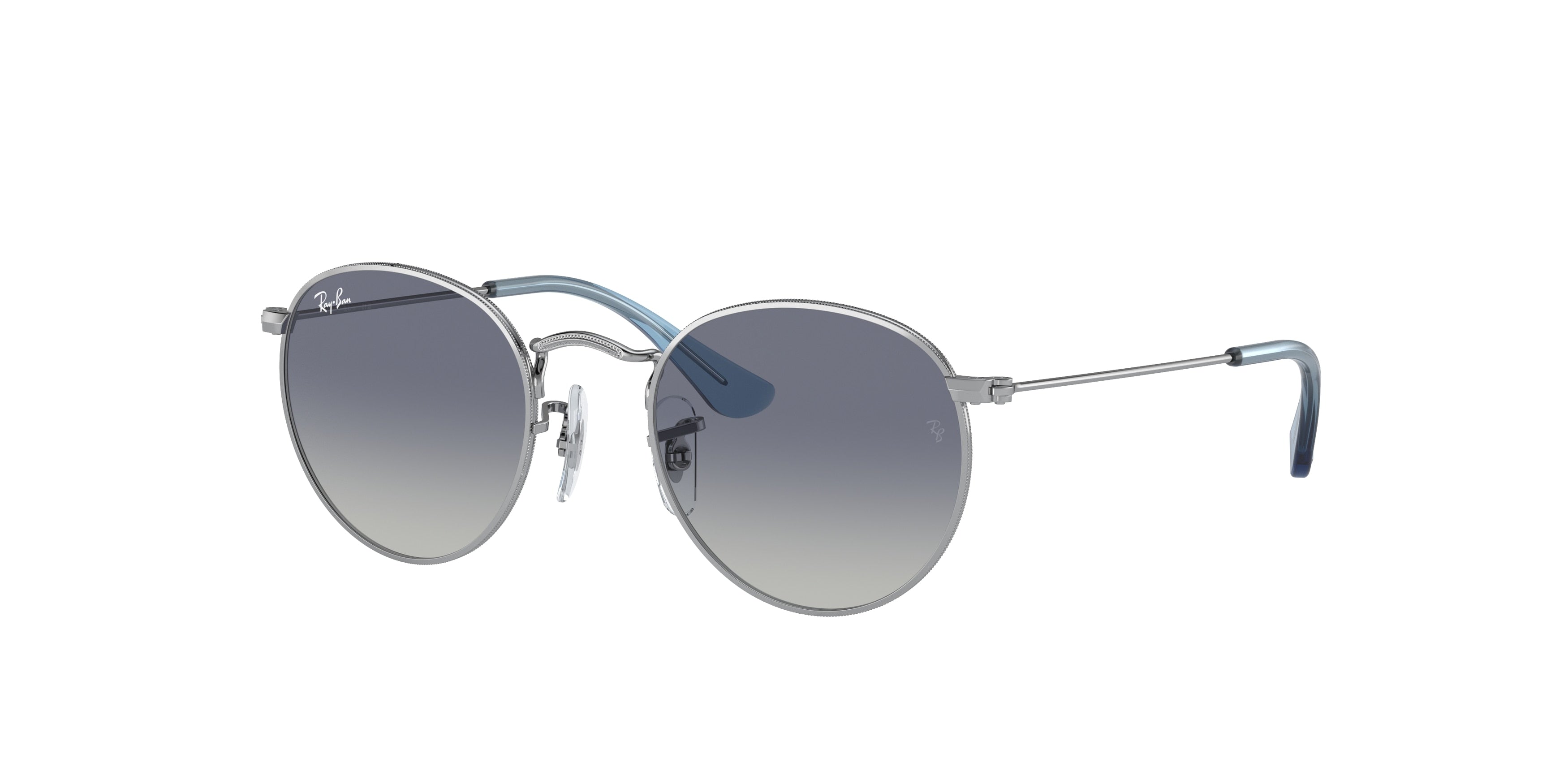 Ray-Ban Junior JUNIOR ROUND RJ9547S Round Sunglasses  212/4L-Silver 44-130-19 - Color Map Silver