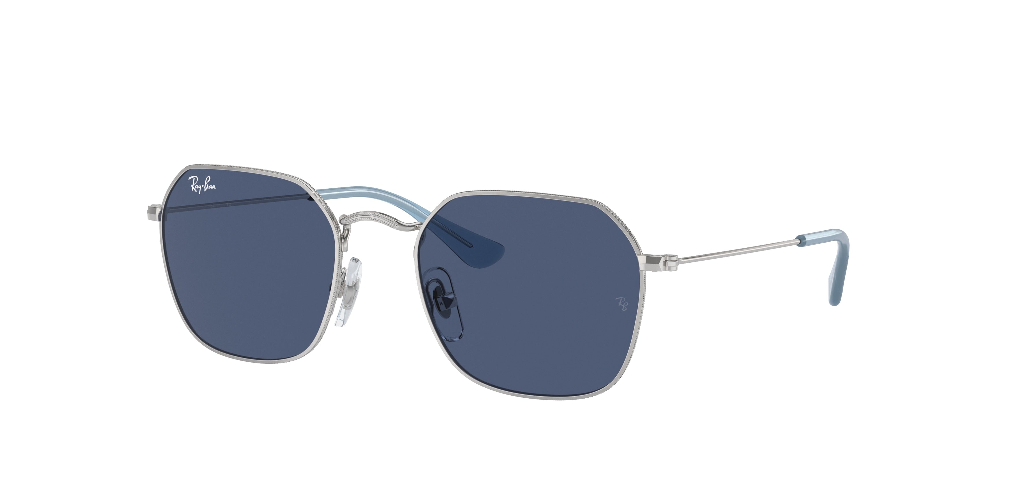 Ray-Ban Junior RJ9594S Irregular Sunglasses  212/80-Silver 49-130-19 - Color Map Silver