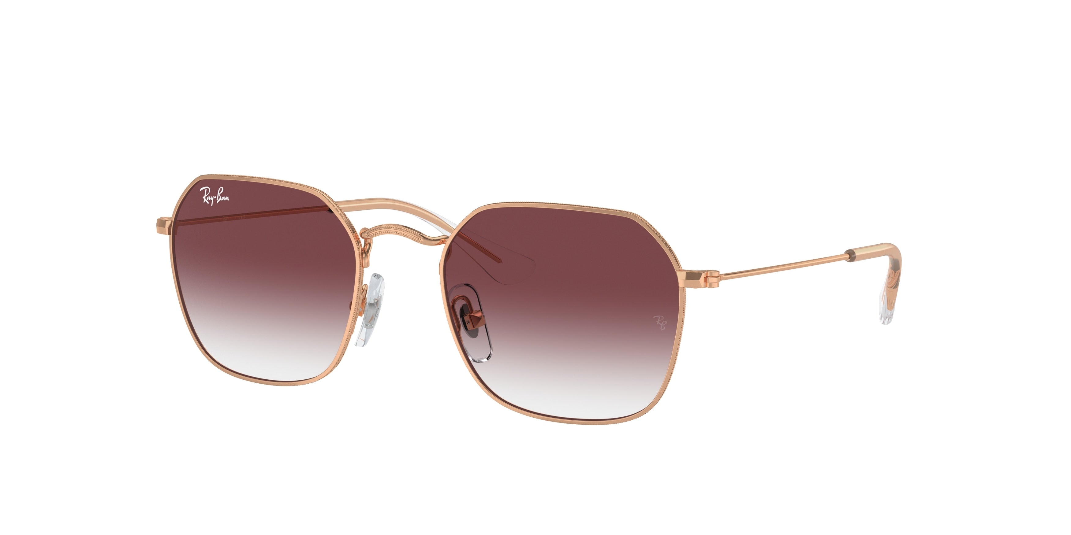 Ray-Ban Junior RJ9594S Irregular Sunglasses  291/8H-Rose Gold 49-130-19 - Color Map Gold