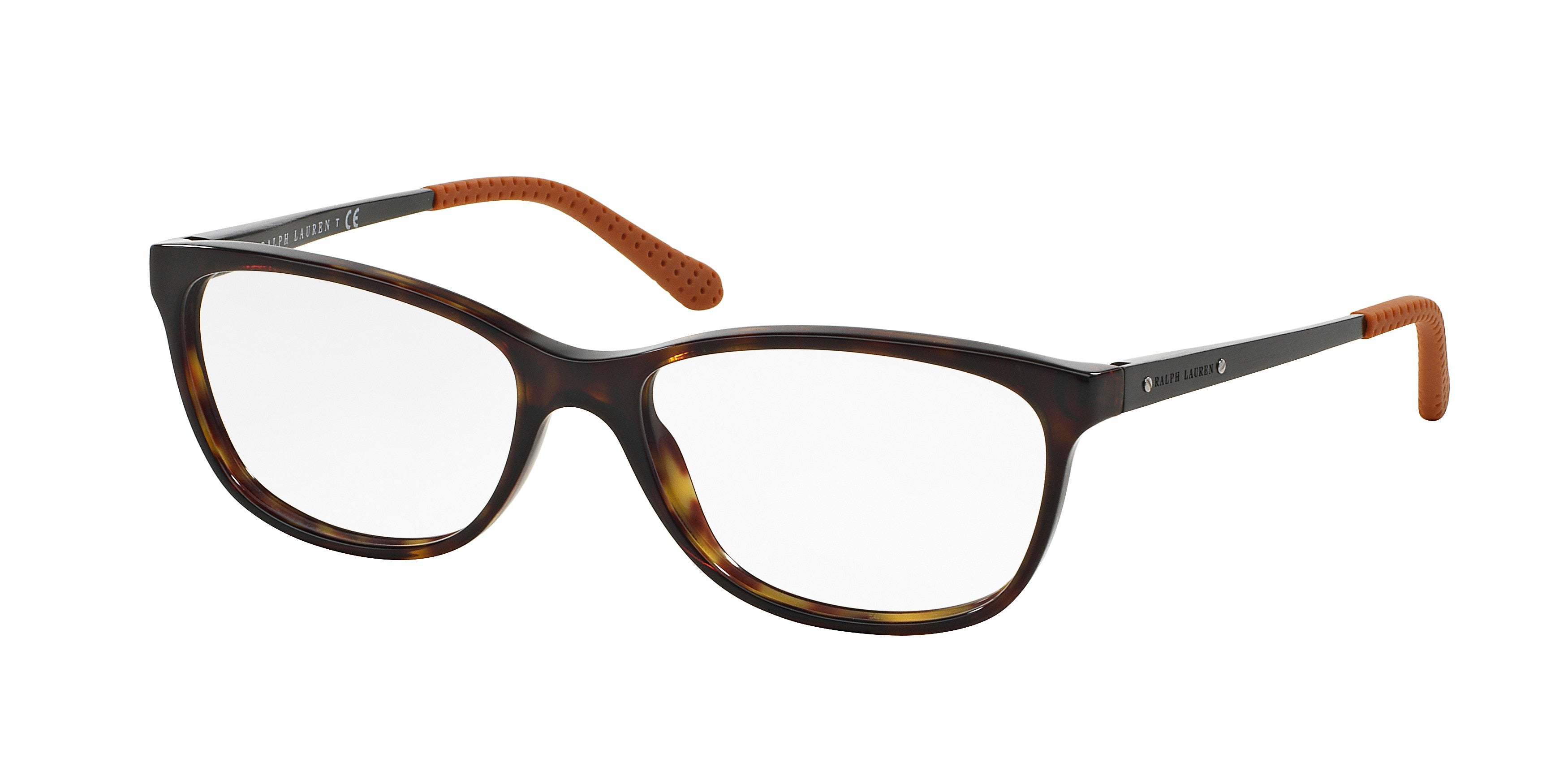 Ralph Lauren RL6135 Rectangle Eyeglasses  5003-Shiny Dark Havana 52-140-16 - Color Map Tortoise