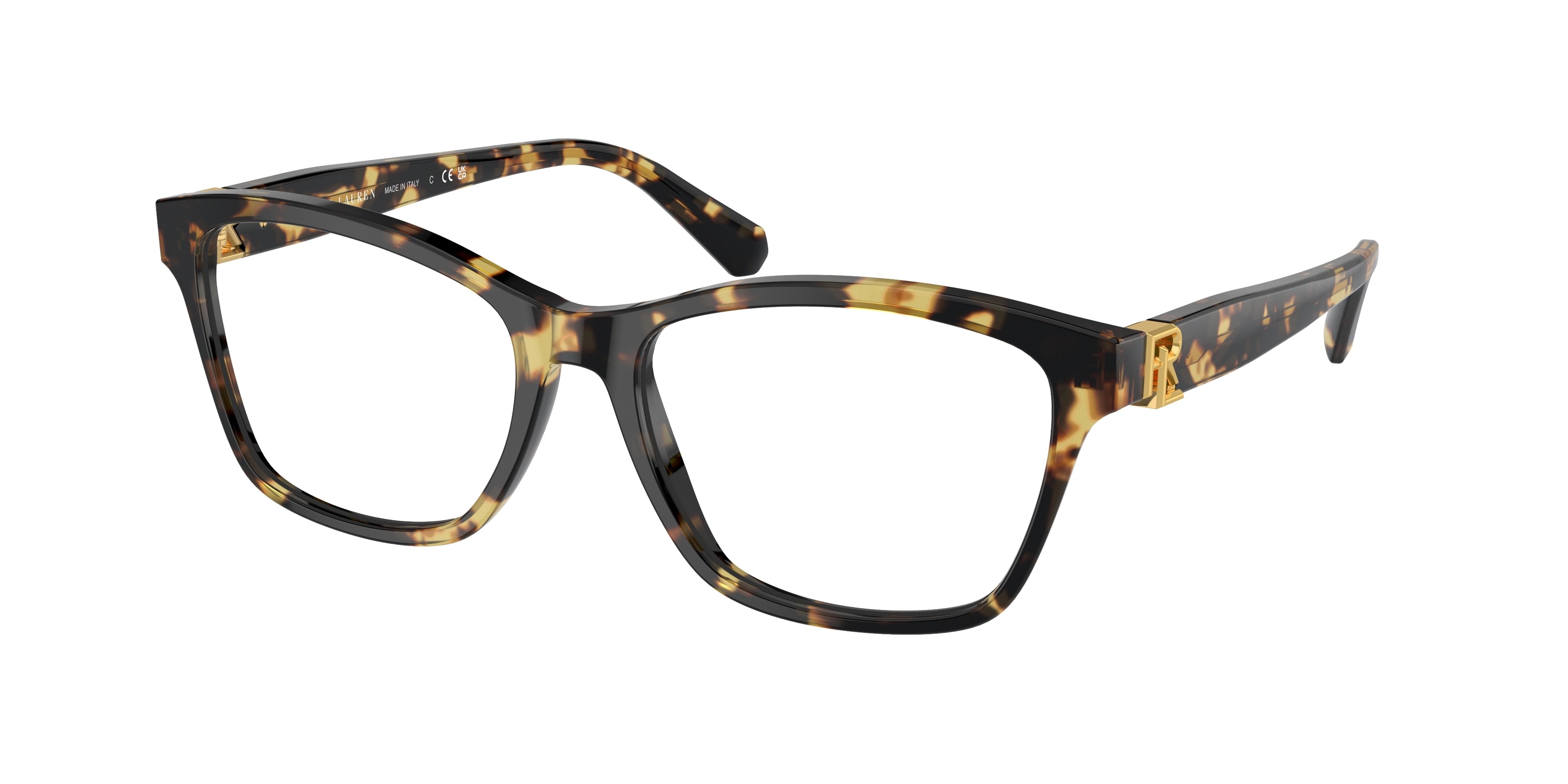 Ralph Lauren RL6243 Cat Eye Eyeglasses  5004-Spotty Havana 56-145-17 - Color Map Brown