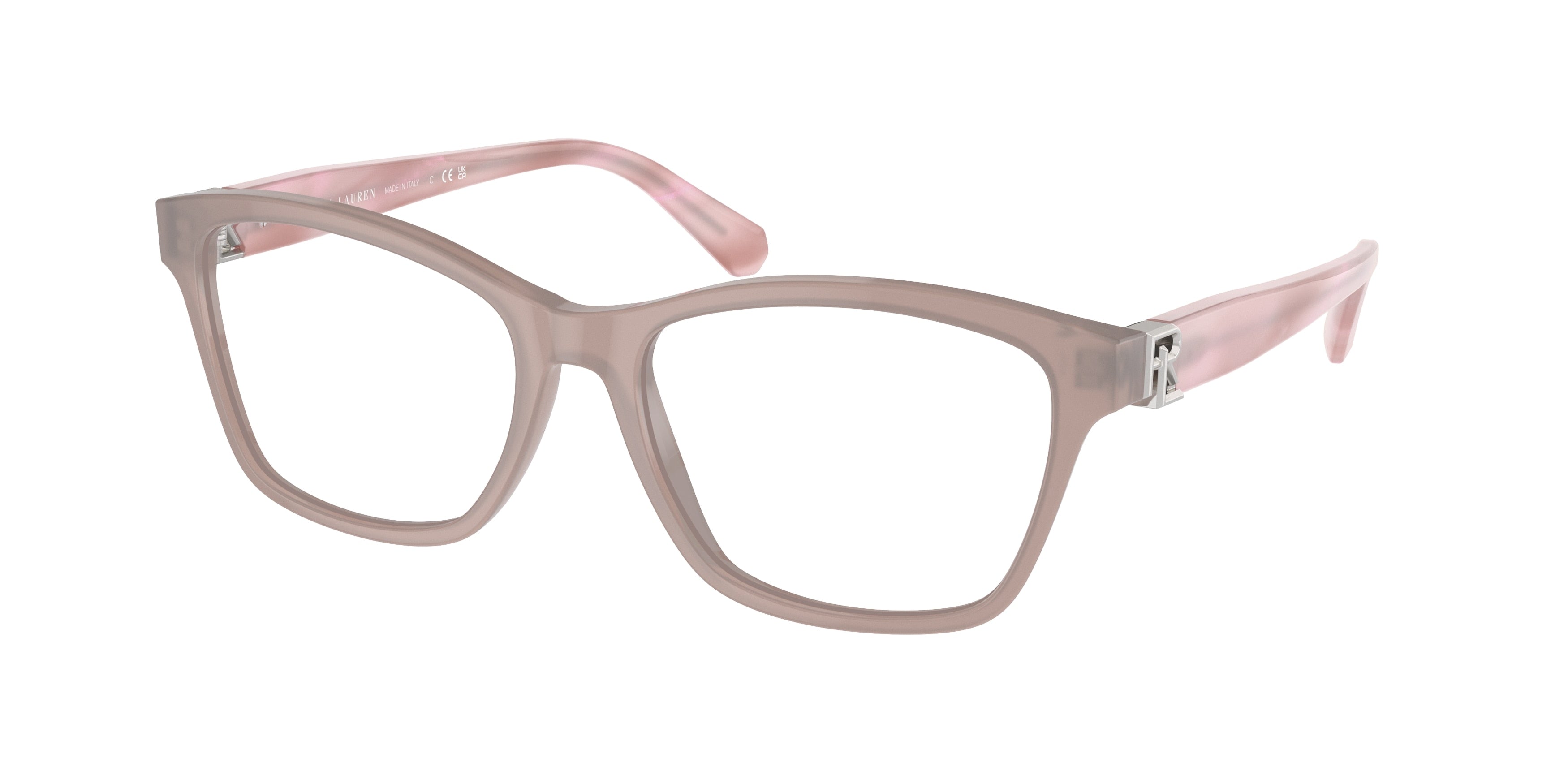 Ralph Lauren RL6243 Cat Eye Eyeglasses  6183-Opaline Mauve 56-145-17 - Color Map Pink