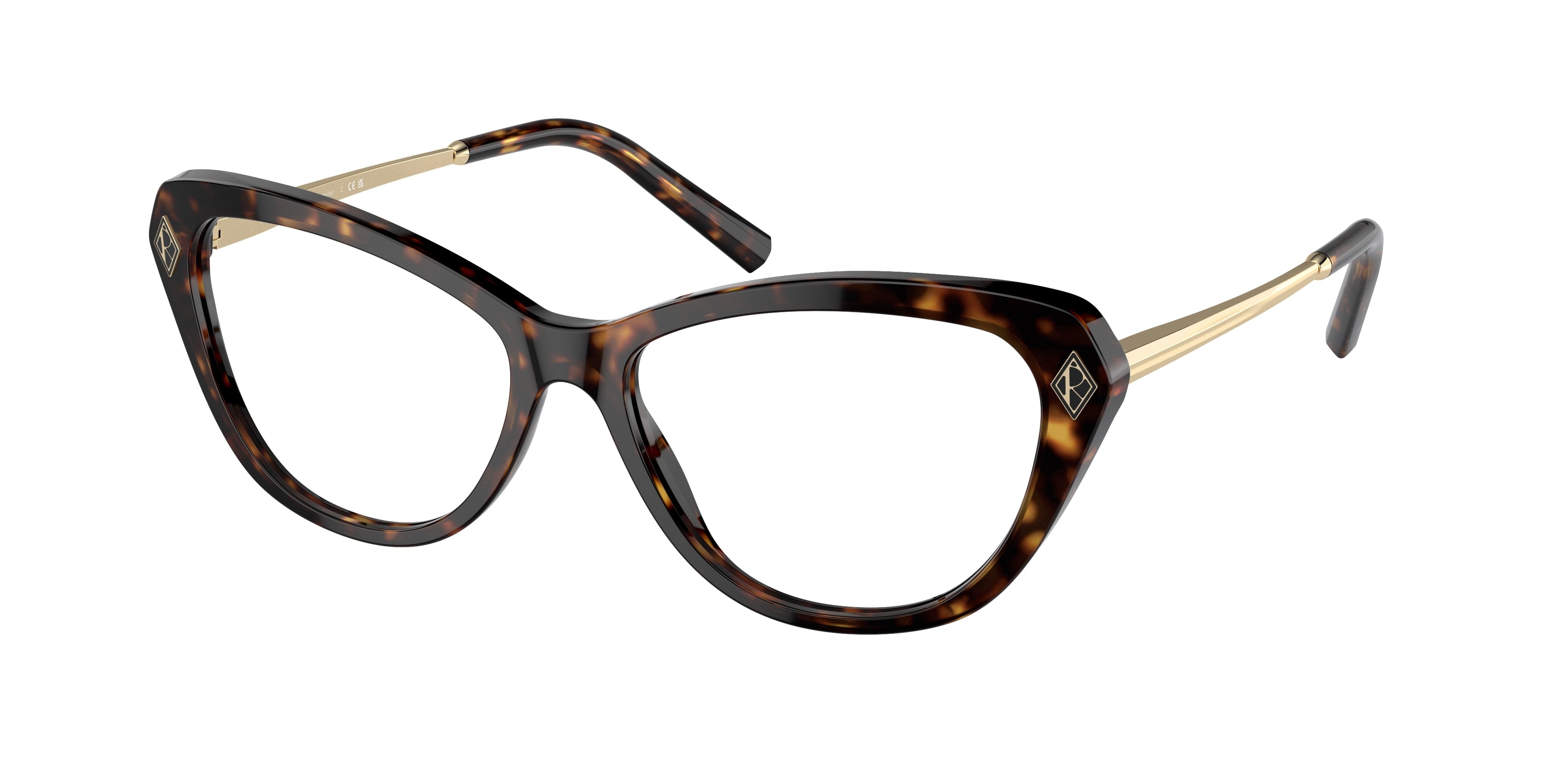 Ralph Lauren RL6245 Cat Eye Eyeglasses  5003-Dark Havana 56-145-16 - Color Map Brown