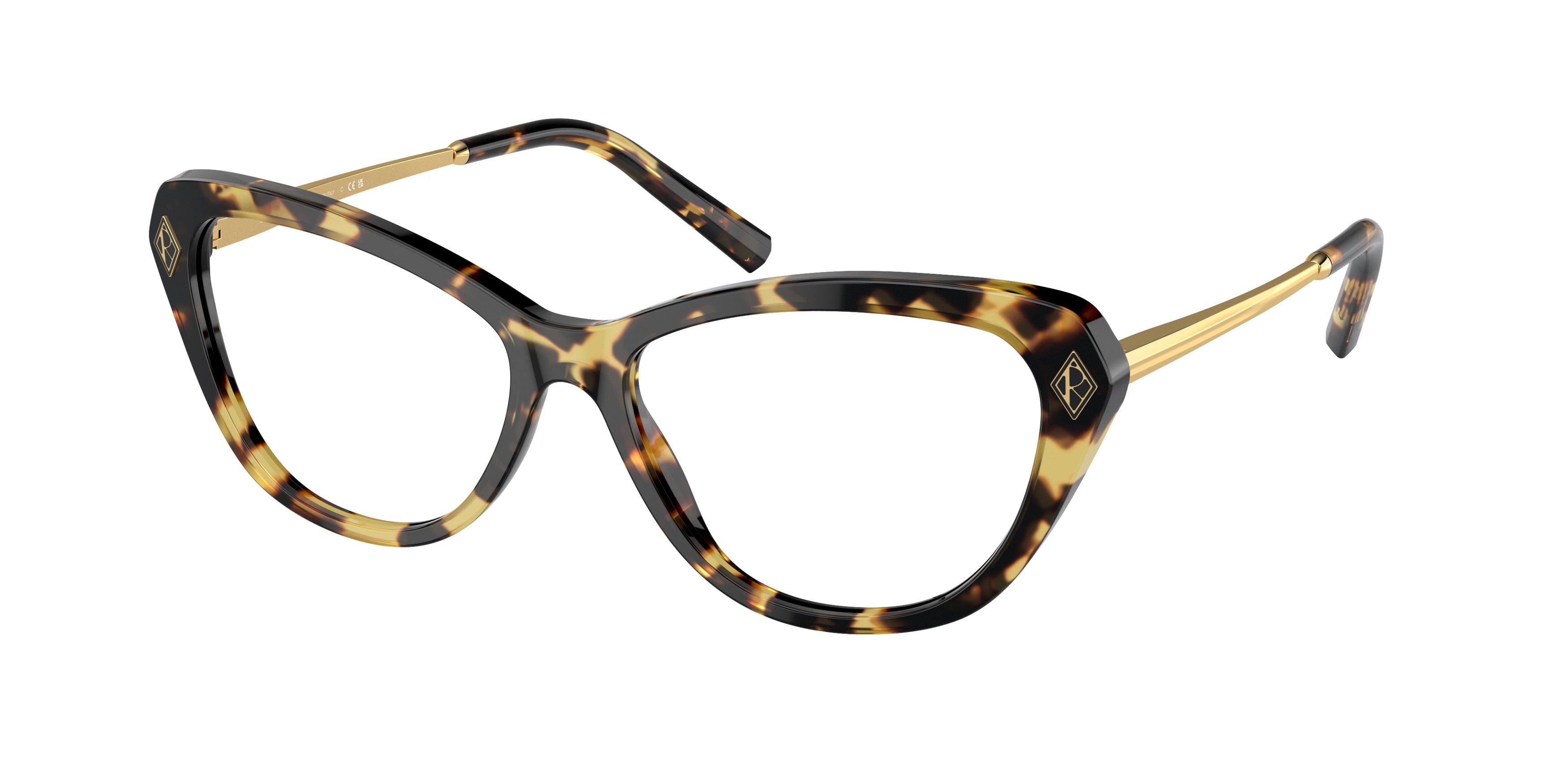 Ralph Lauren RL6245 Cat Eye Eyeglasses  5004-Spotty Havana 56-145-16 - Color Map Brown