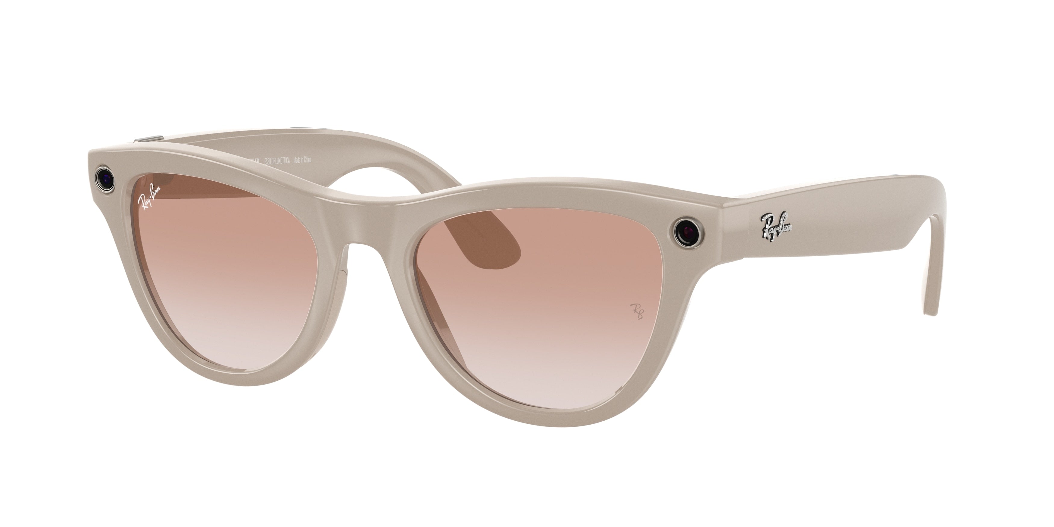 Ray-Ban Stories SKYLER RW4010 Cat Eye Eyeglasses  670013-Chalky Gray 52-150-20 - Color Map Grey