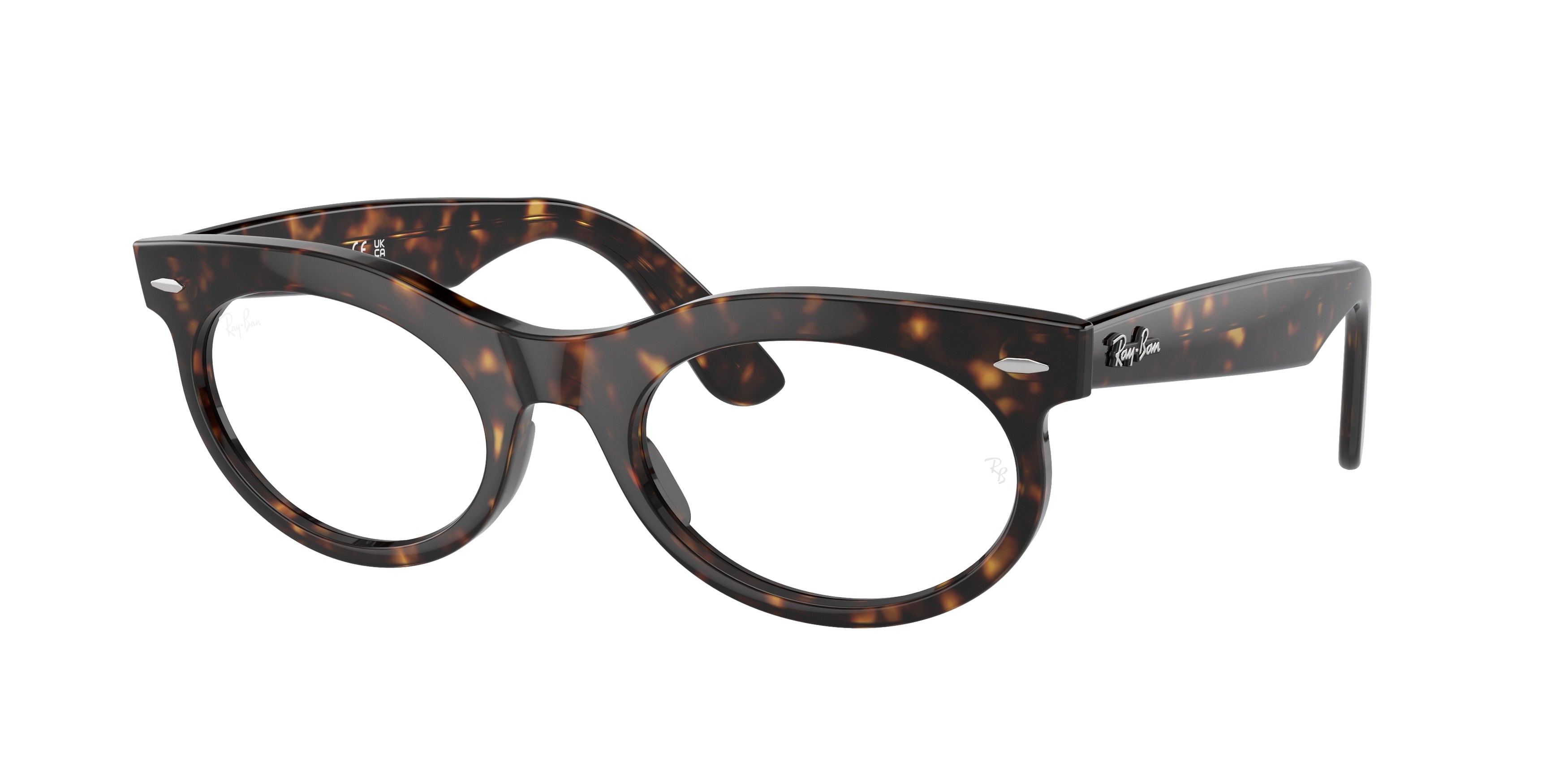 Ray-Ban Optical WAYFARER OVAL RX2242VF Oval Eyeglasses  2012-Havana 53-150-22 - Color Map Tortoise