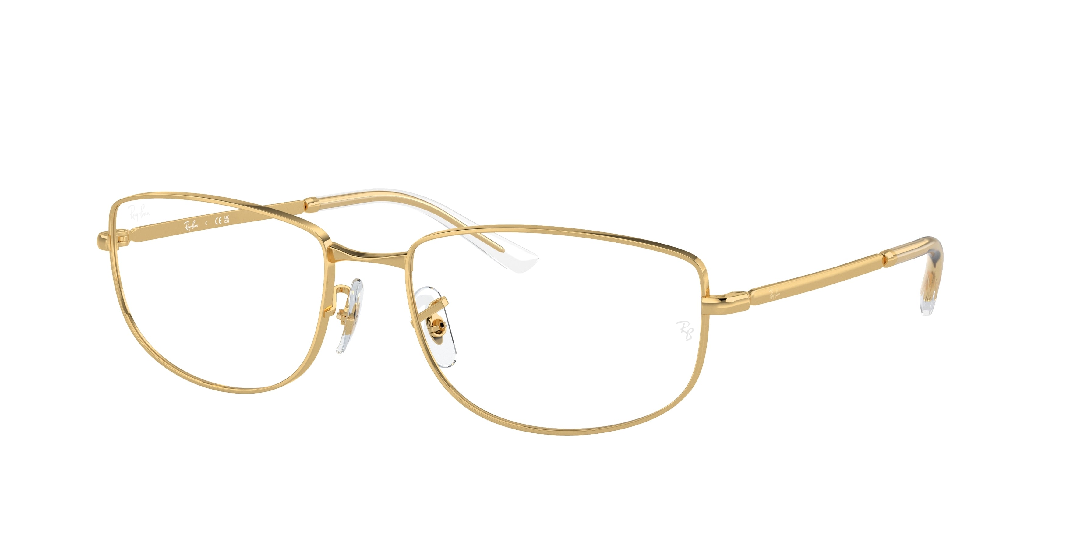 Ray-Ban Optical RX3732V Irregular Eyeglasses  2500-Gold 56-145-18 - Color Map Gold