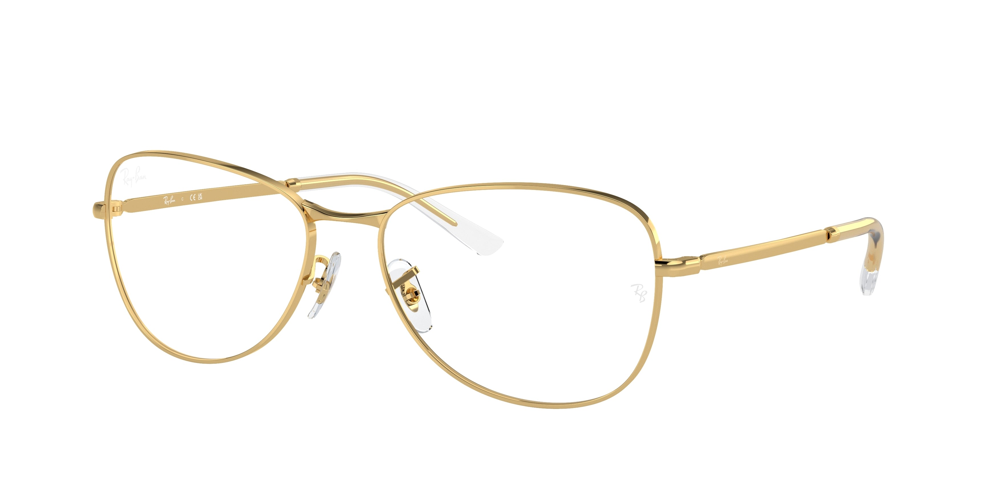 Ray-Ban Optical RX3733V Pilot Eyeglasses  2500-Gold 56-145-17 - Color Map Gold