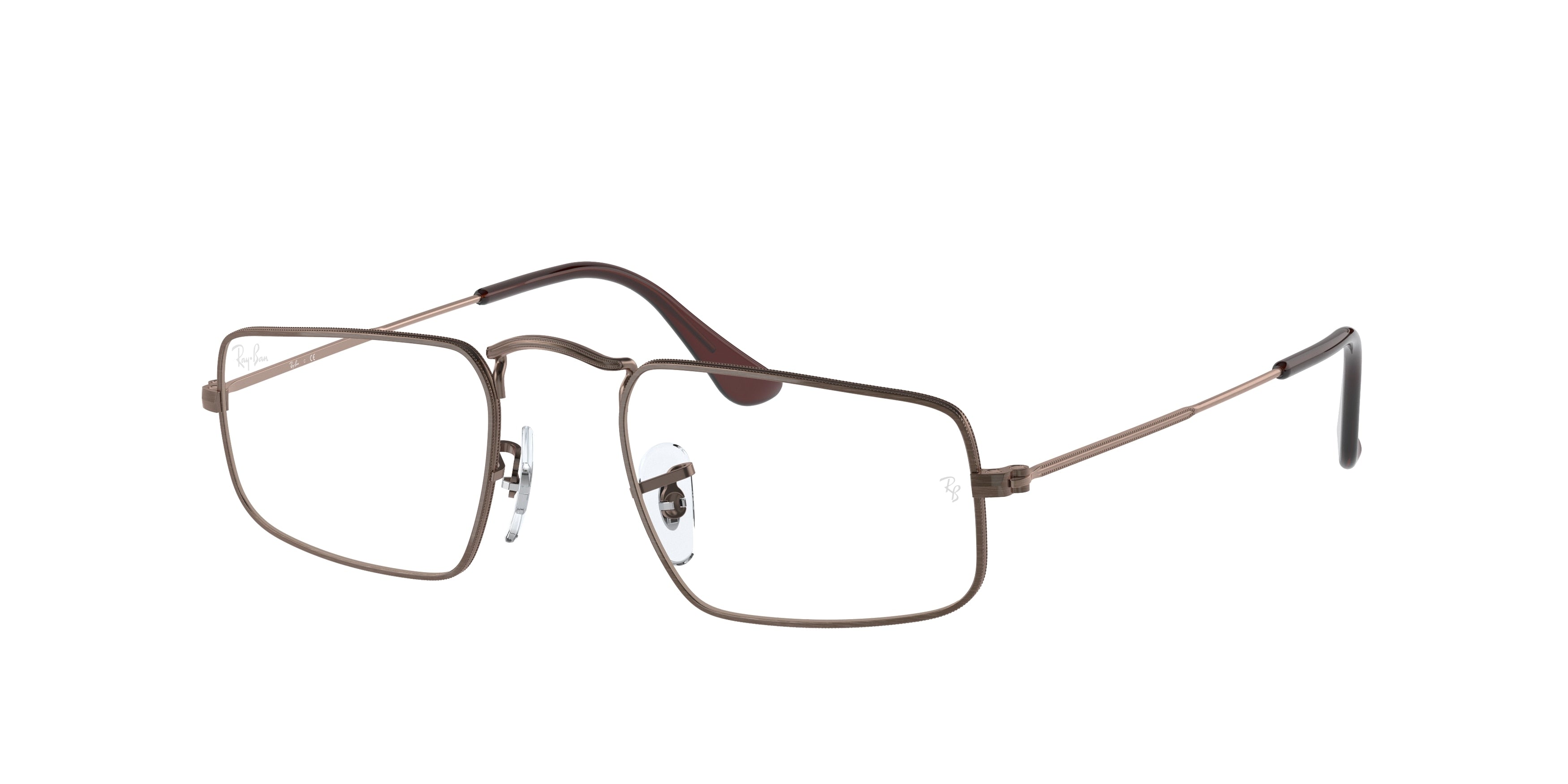 Ray-Ban Optical JULIE RX3957V Rectangle Eyeglasses  3120-Bronze-Copper 46-140-20 - Color Map Copper