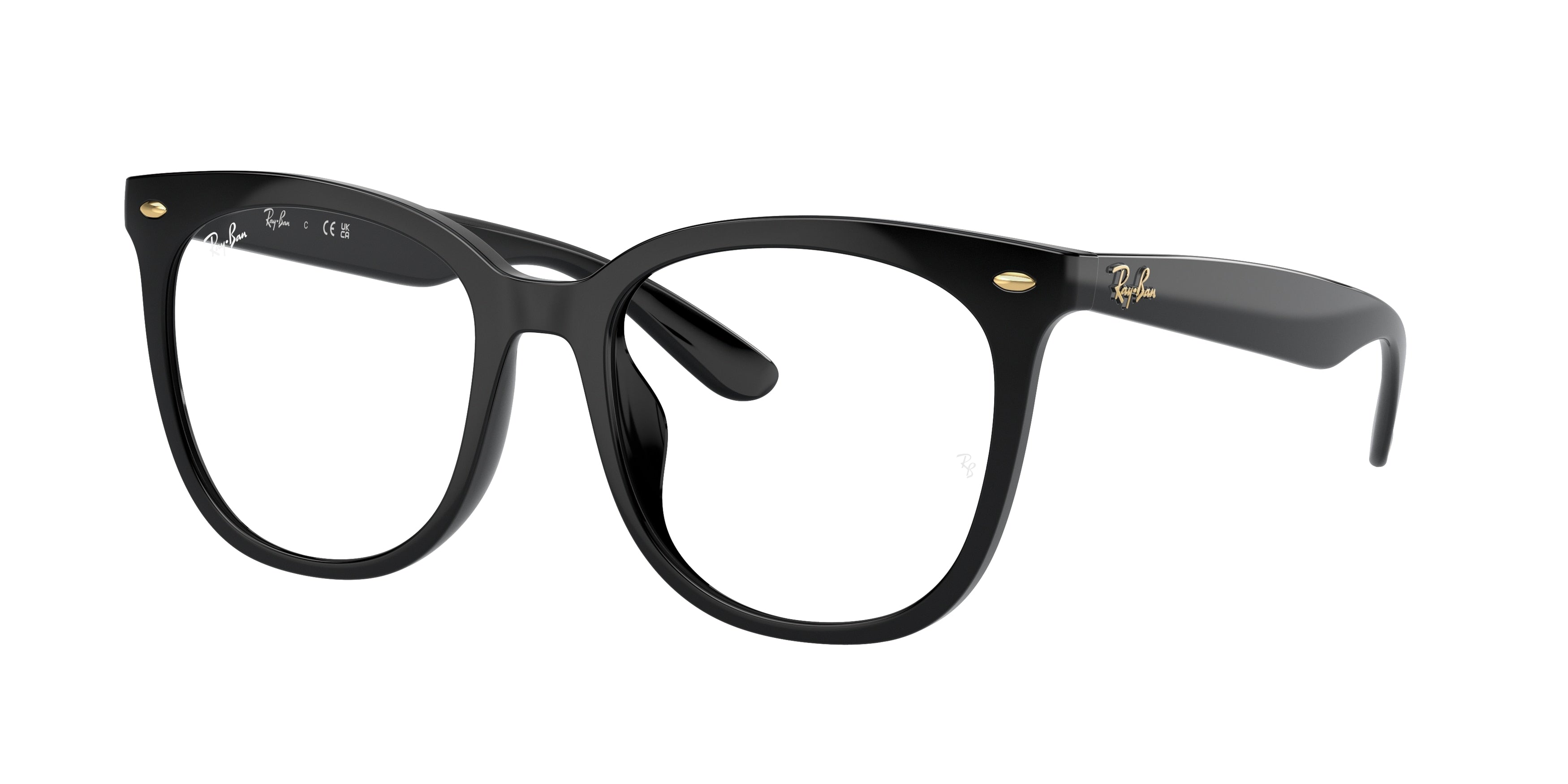 Ray-Ban Optical RX4379VD Square Eyeglasses  8343-Black 53-150-19 - Color Map Black