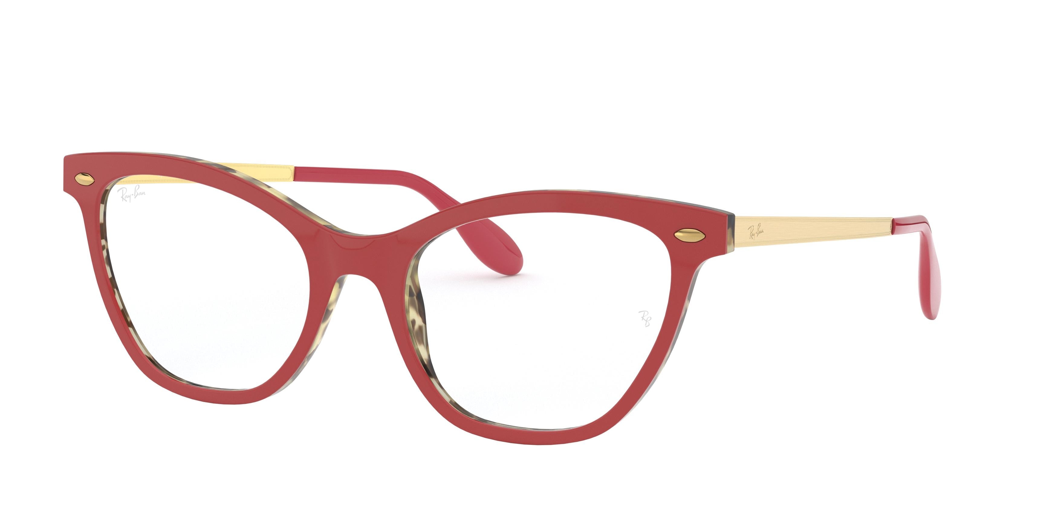 Ray-Ban Optical RX5360 Butterfly Eyeglasses  5714-Red 54-145-18 - Color Map Red