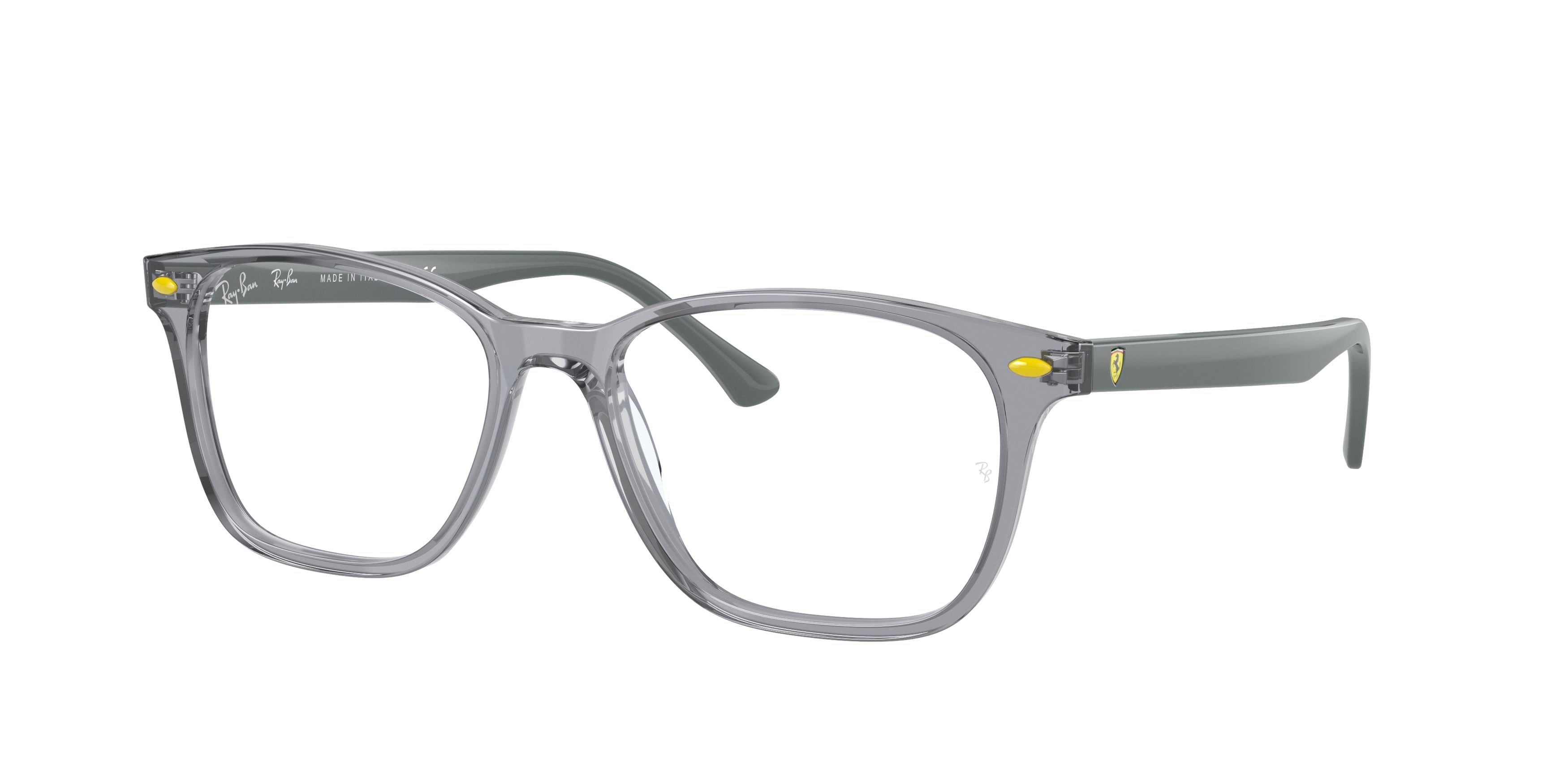 Ray-Ban Optical RX5405M Rectangle Eyeglasses  F665-Transparent Grey 53-145-17 - Color Map Grey