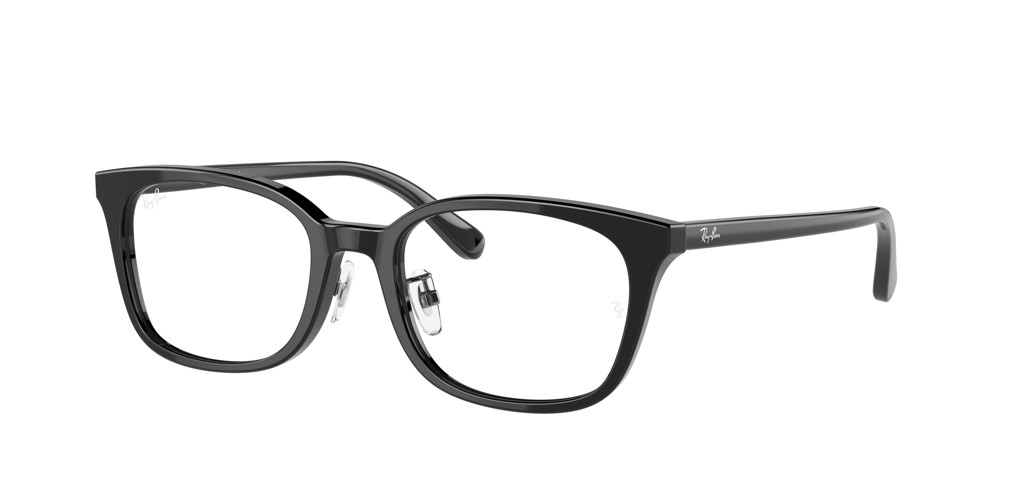 Ray-Ban Optical RX5407D Square Eyeglasses  2000-Black 52-145-19 - Color Map Black