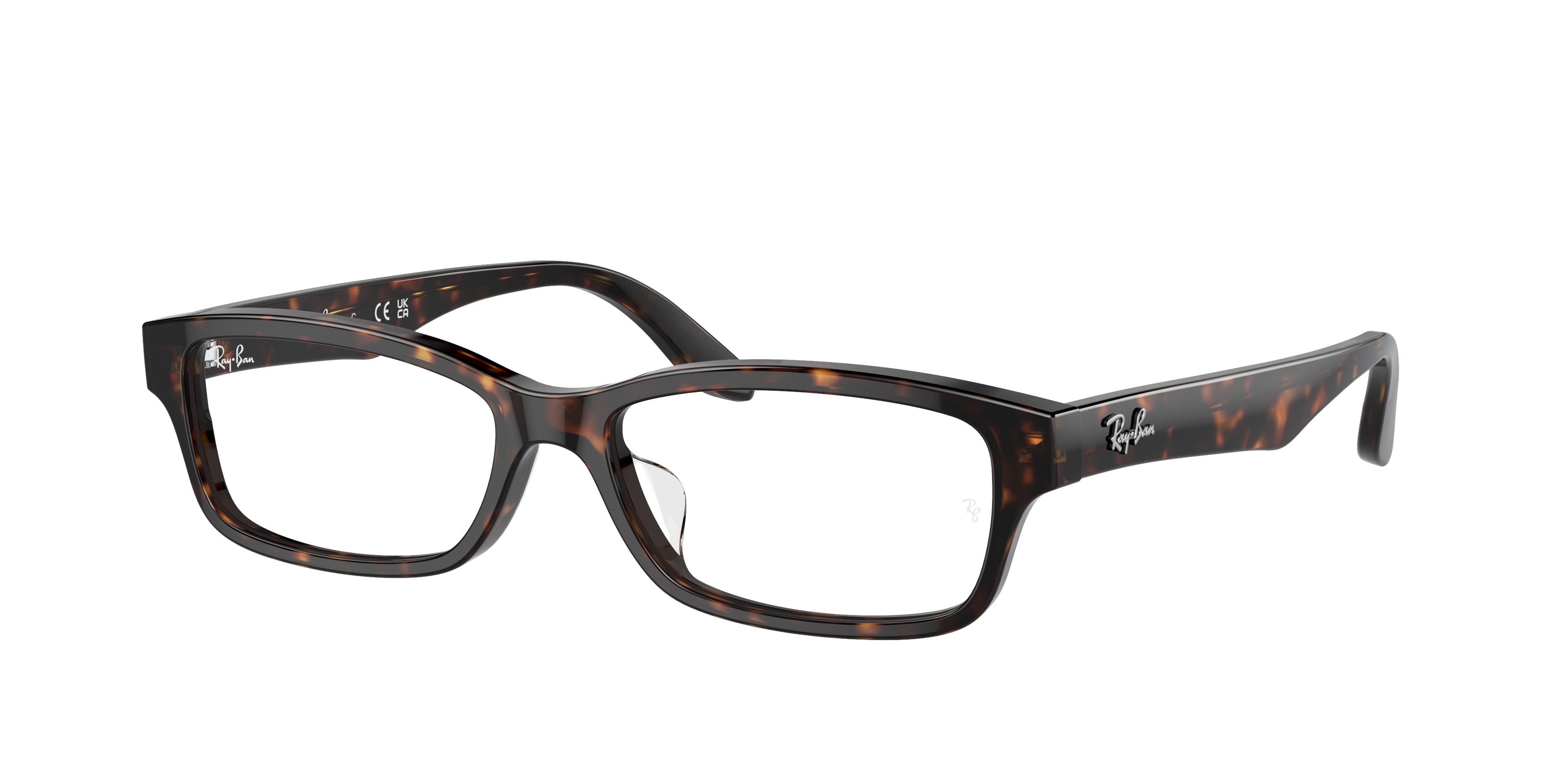 Ray-Ban Optical RX5415D Rectangle Eyeglasses  8287-Havana 55-145-16 - Color Map Tortoise