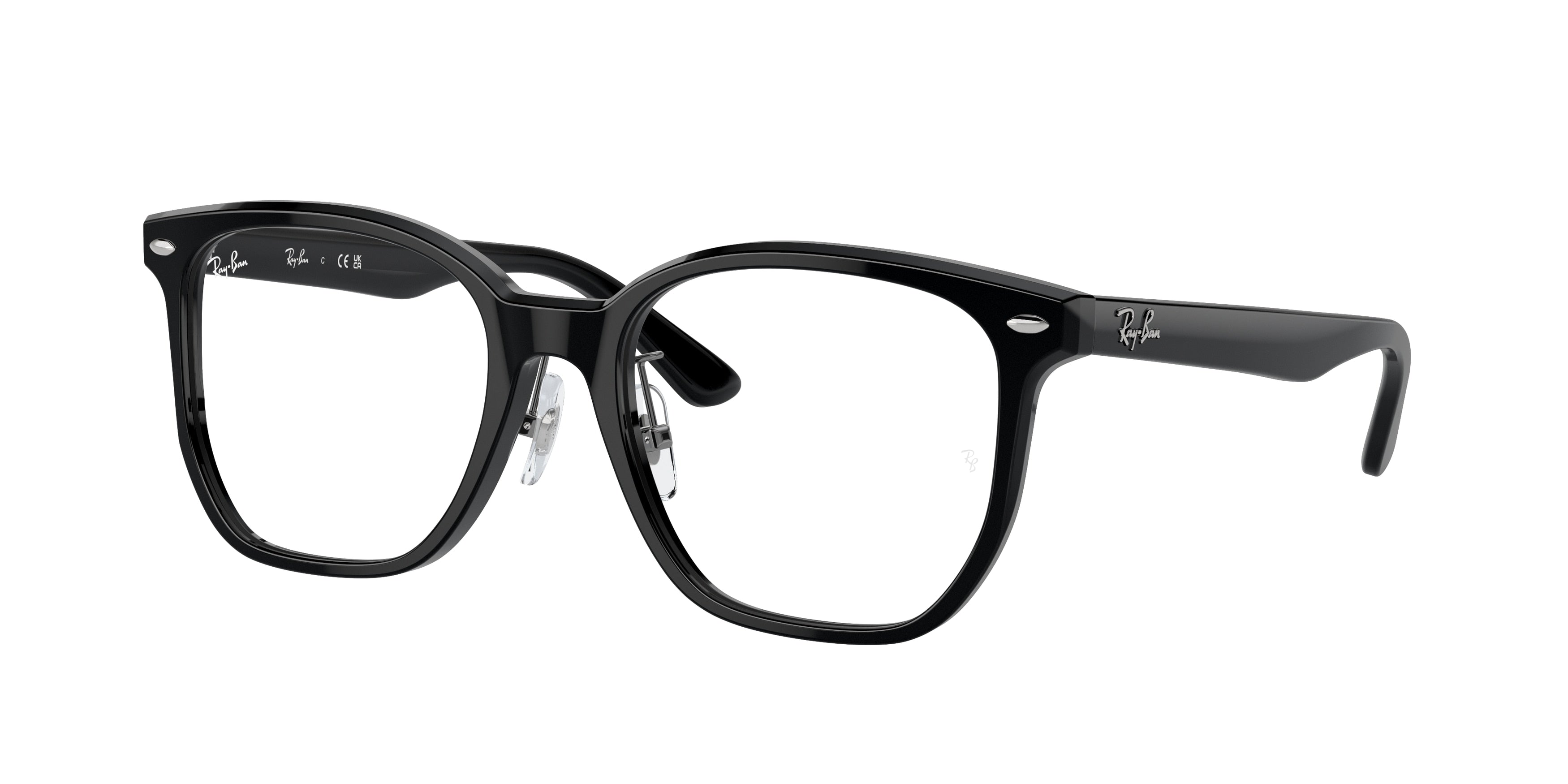 Ray-Ban Optical RX5425D Square Eyeglasses  2000-Black 54-145-19 - Color Map Black