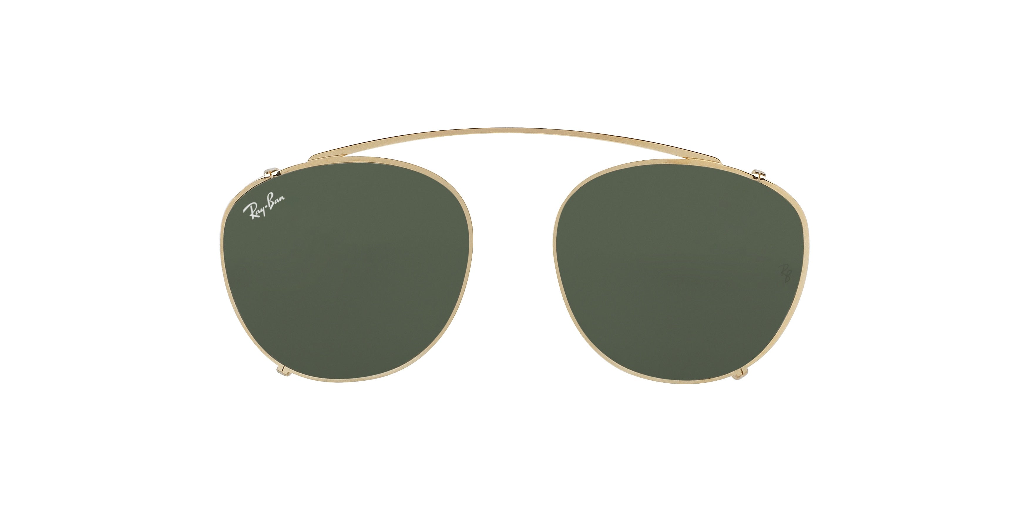 Ray-Ban Optical CLIP ON RX6355C Round Clip-On  250071-Gold 47-0-20 - Color Map Green Classic G-15